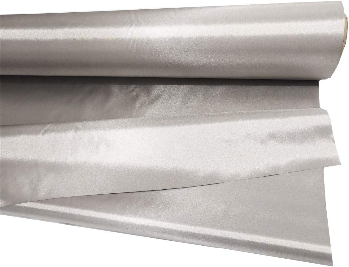 Soft Metallic Copper Fabric Preventing from RFID and Reducing EMF Identity Theft Blocker for Your Wallet Phone or Laptop-Block Singal Wifi Radiation 39"X43" Inch image number 2
