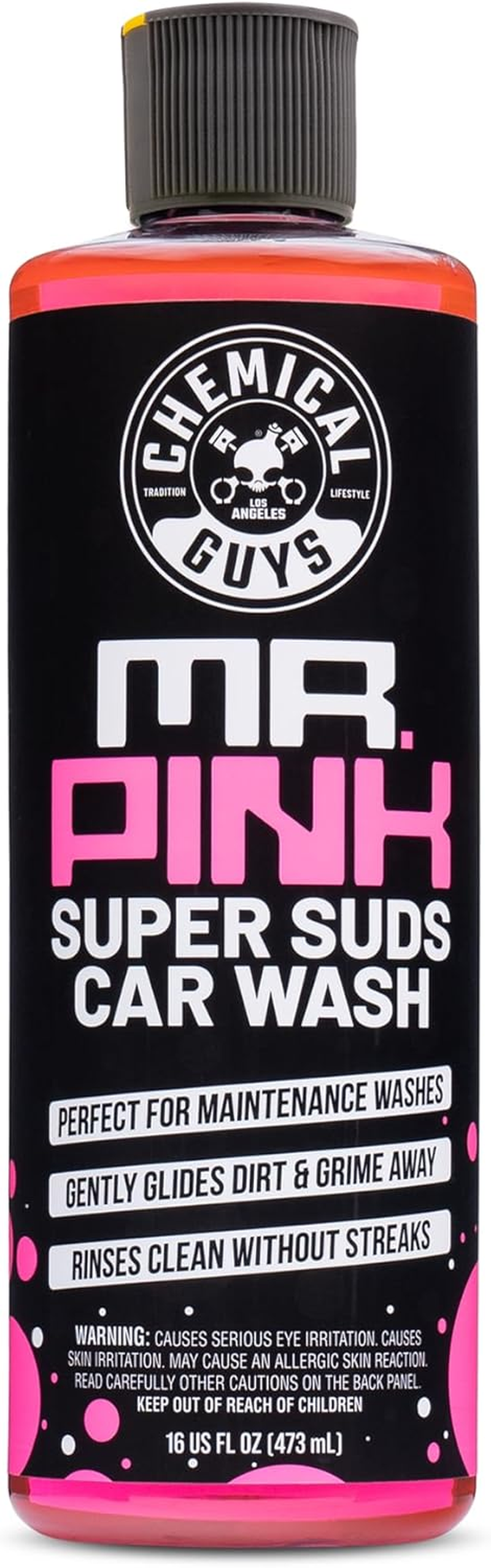 Chemical Guys CWS_402_16 Mr. Pink Super Suds Car Wash Soap and Shampoo (16 Oz) image number 6