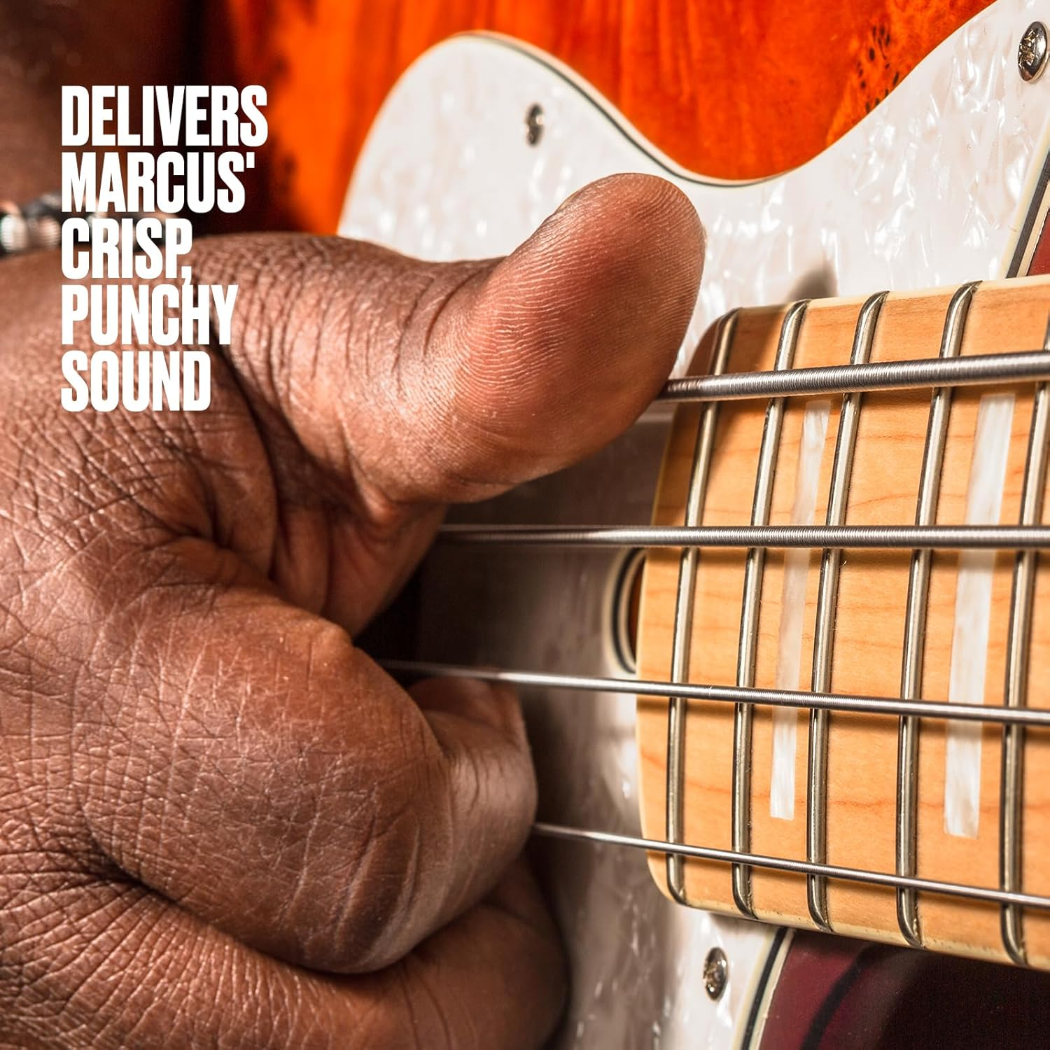 Dunlop DBMMS45125 Marcus Miller Super Bright Bass Strings, Medium 5-String, 045&ndash;.125, 5 Strings/Set image number 1