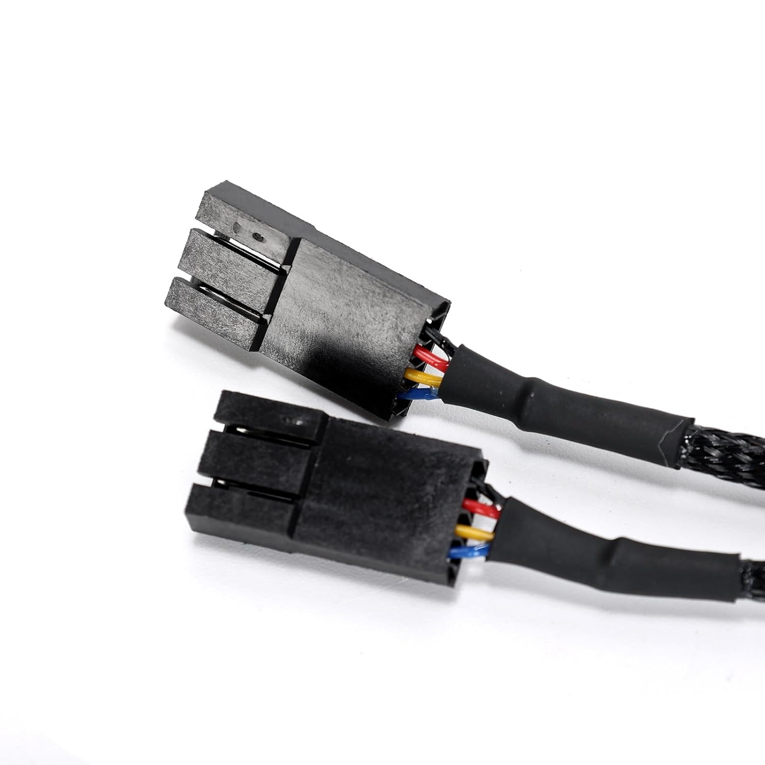 Ruimou 1Pcs Computer PC PWM Fan Splitter Cable 4Pin 1 Male to 2 Female (Cable Length 100Mm) Compatible with Corsair RGB Fan Hub/Corsair Lighting Node Pro/Conmander Pro Core image number 4