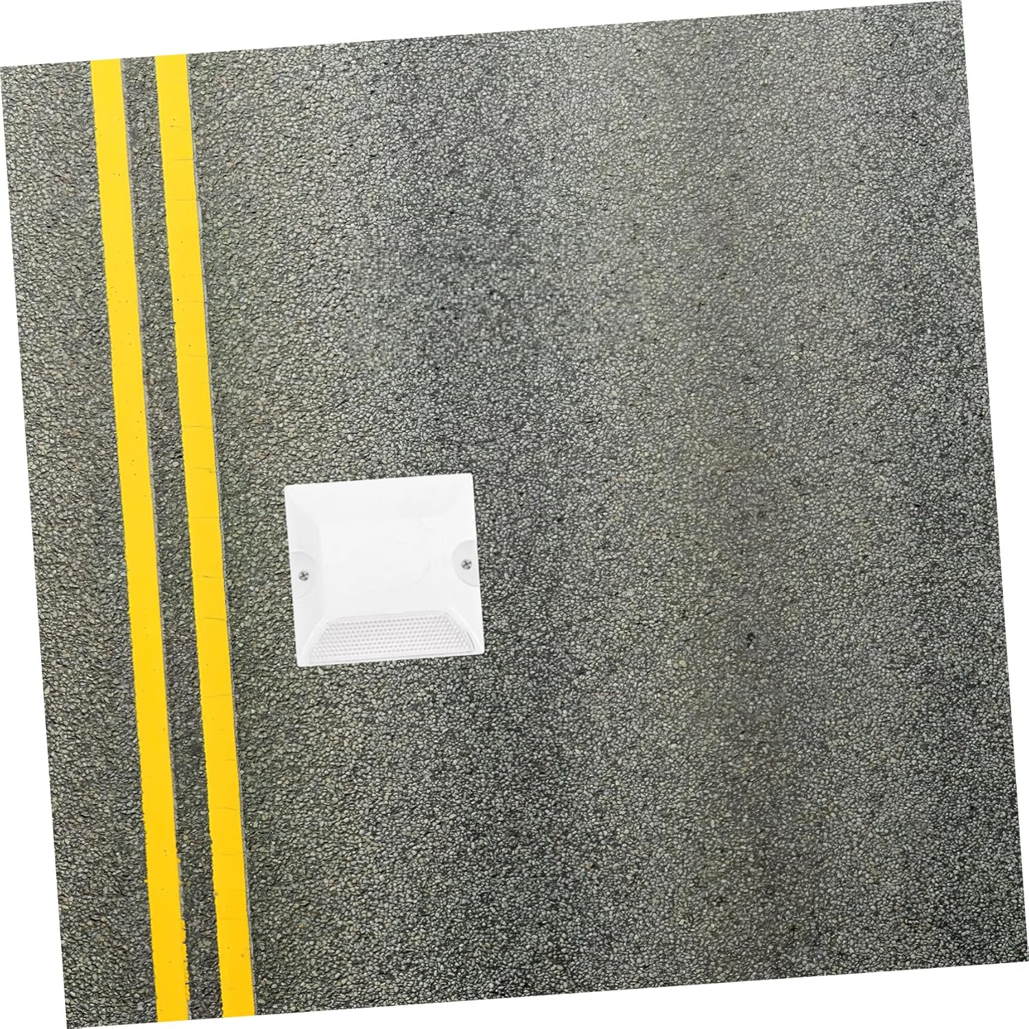 Mikinona 4Pcs Reflective Delineator Plastic Road Markers for Driveway Safety Street Reflectors Driveway Easy to Install Pavement Markers Reflectors for Enhanced Visibility image number 4