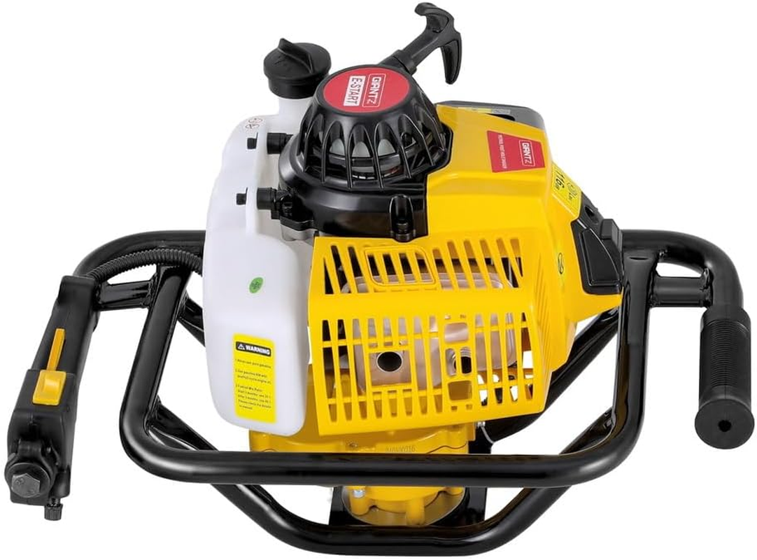 Giantz Post Hole Digger 82CC Motor Only Petrol Hand Engine Earth Diggers Yellow image number 3