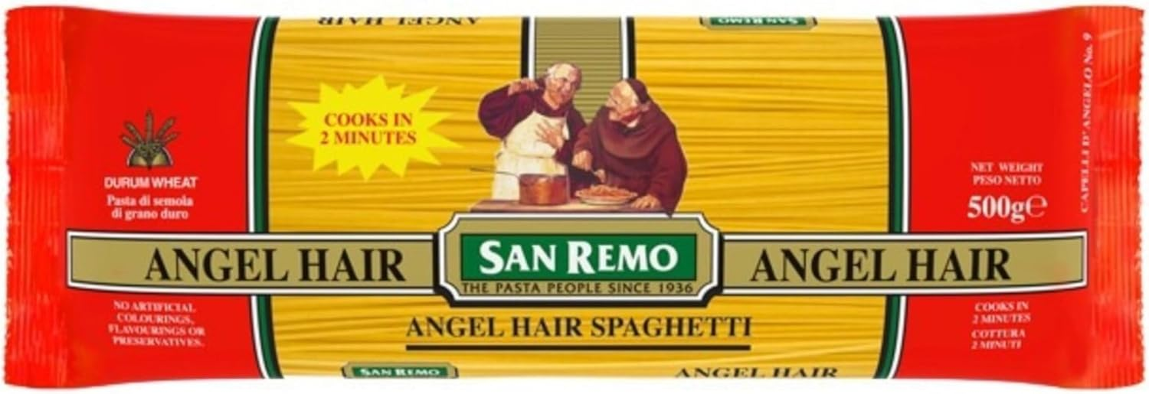 San Remo Angel Hair Spaghetti, 500G image number 1