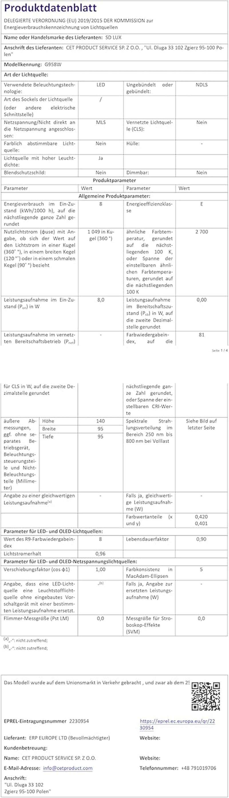SD LUX B22 LED Bulbs Globe BC Vintage Filament Led Light Bulbs,G95 No Flicker Edison Bayonet LED Bulbs - 8W 850LM Warm White 2700K,Non-Dimmable, 2 Packs image number 6