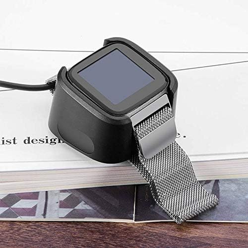ELASO Replacement USB Charger Charging Cable Compatible with Fitbit Versa & Versa Lite Smart Watch image number 2