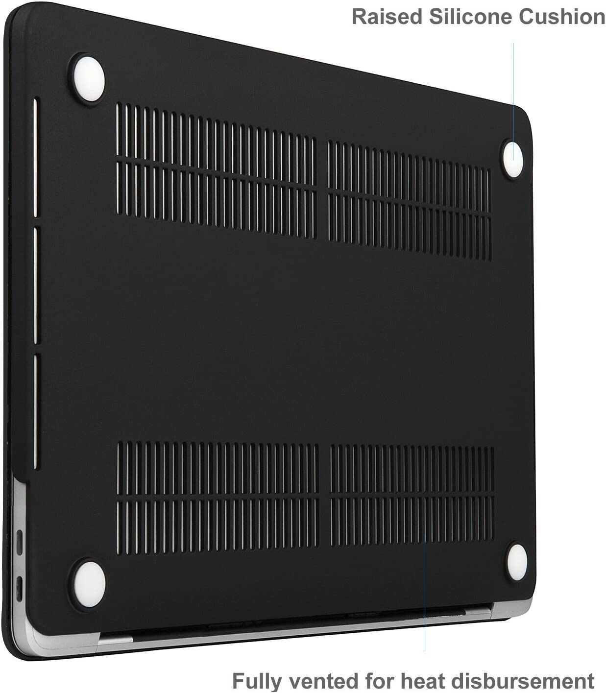 Procase Macbook Pro 15 Case 2019 2018 2017 2016 Release A1990/A1707, Hard Case Shell Cover and Keyboard Cover for Apple Macbook Pro 15" (2019/2018/2017/2016) with Touch Bar and Touch ID &ndash;Black image number 4