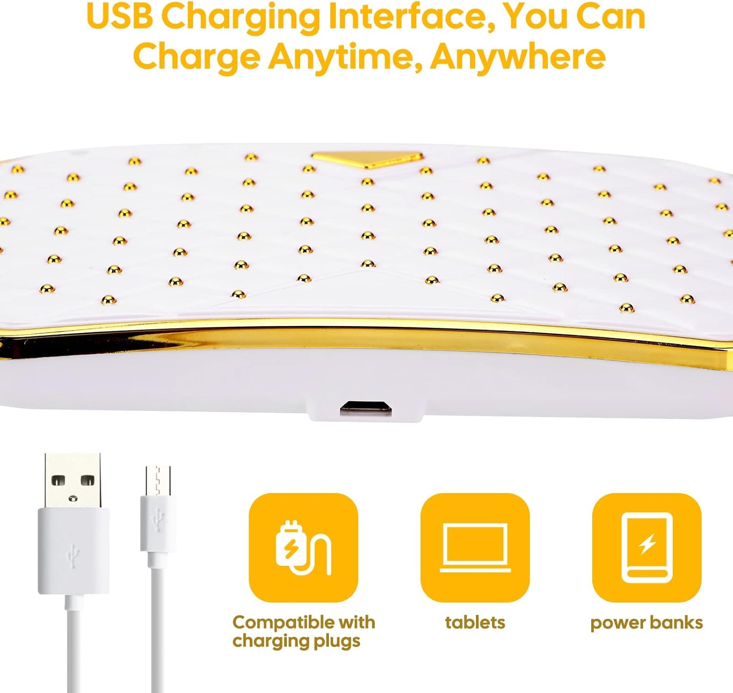 Zalati Nail Lamp 36W UV LED Light Foldable Portable Curing Lamp for Gel Nails Quick Drying Nail Art image number 2