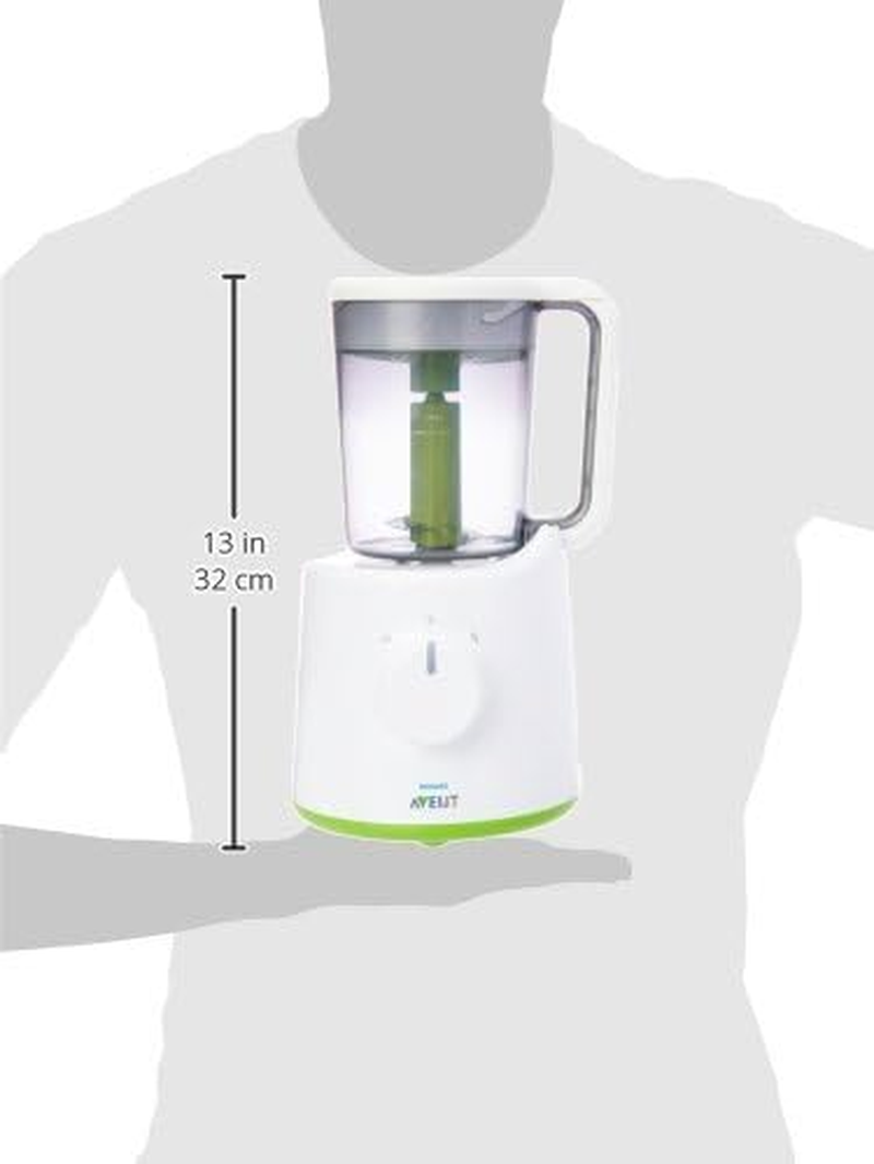 Philips Avent 2-In-1 Steamer Blender Healthy Baby Food Maker, SCF870/21 image number 1