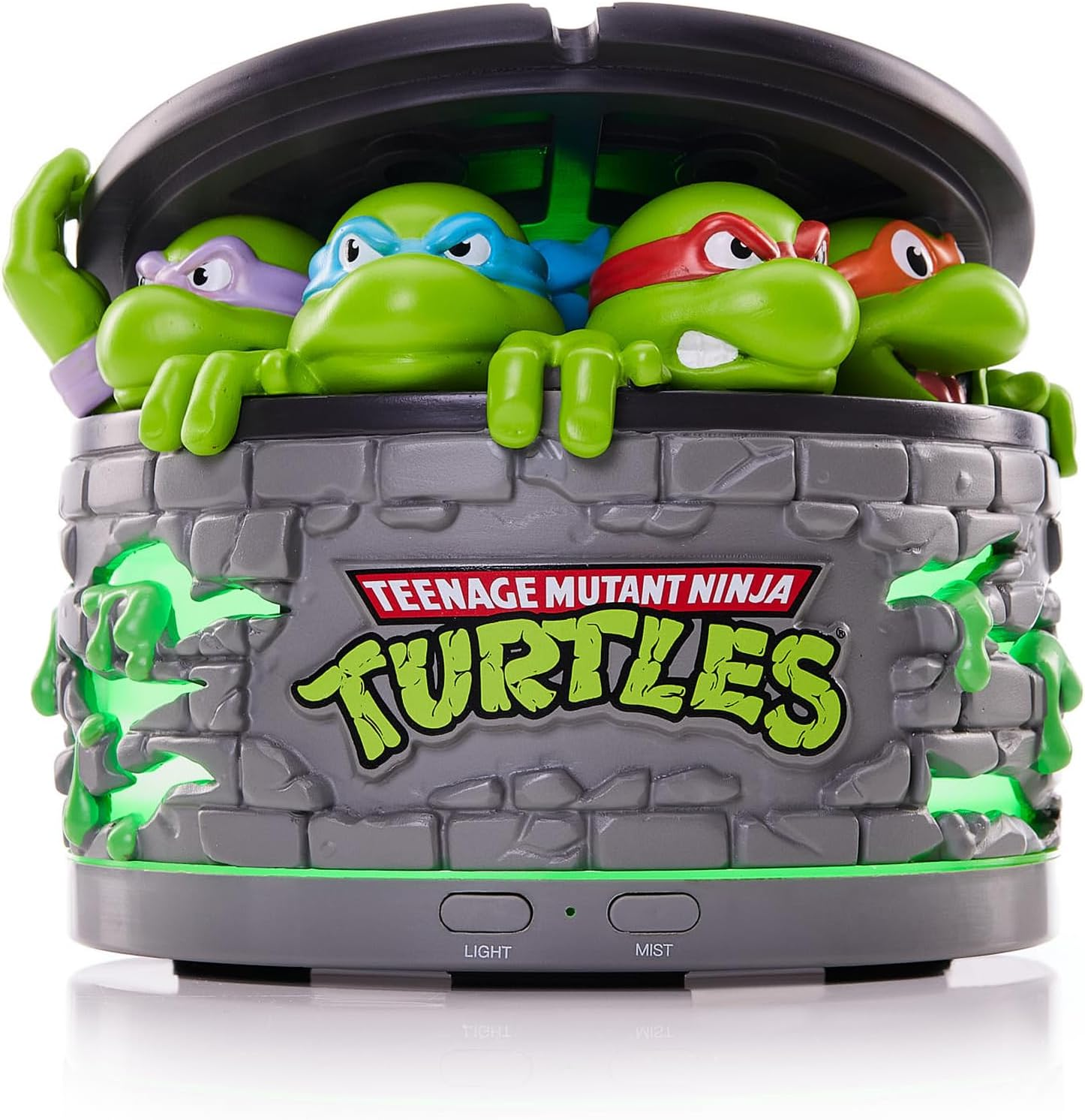 Numskull Teenage Mutant Ninja Turtles Sewer Oil Diffuser &ndash; LED Aroma Humidifier &ndash; USB Powered &ndash; Official TMNT Merchandise