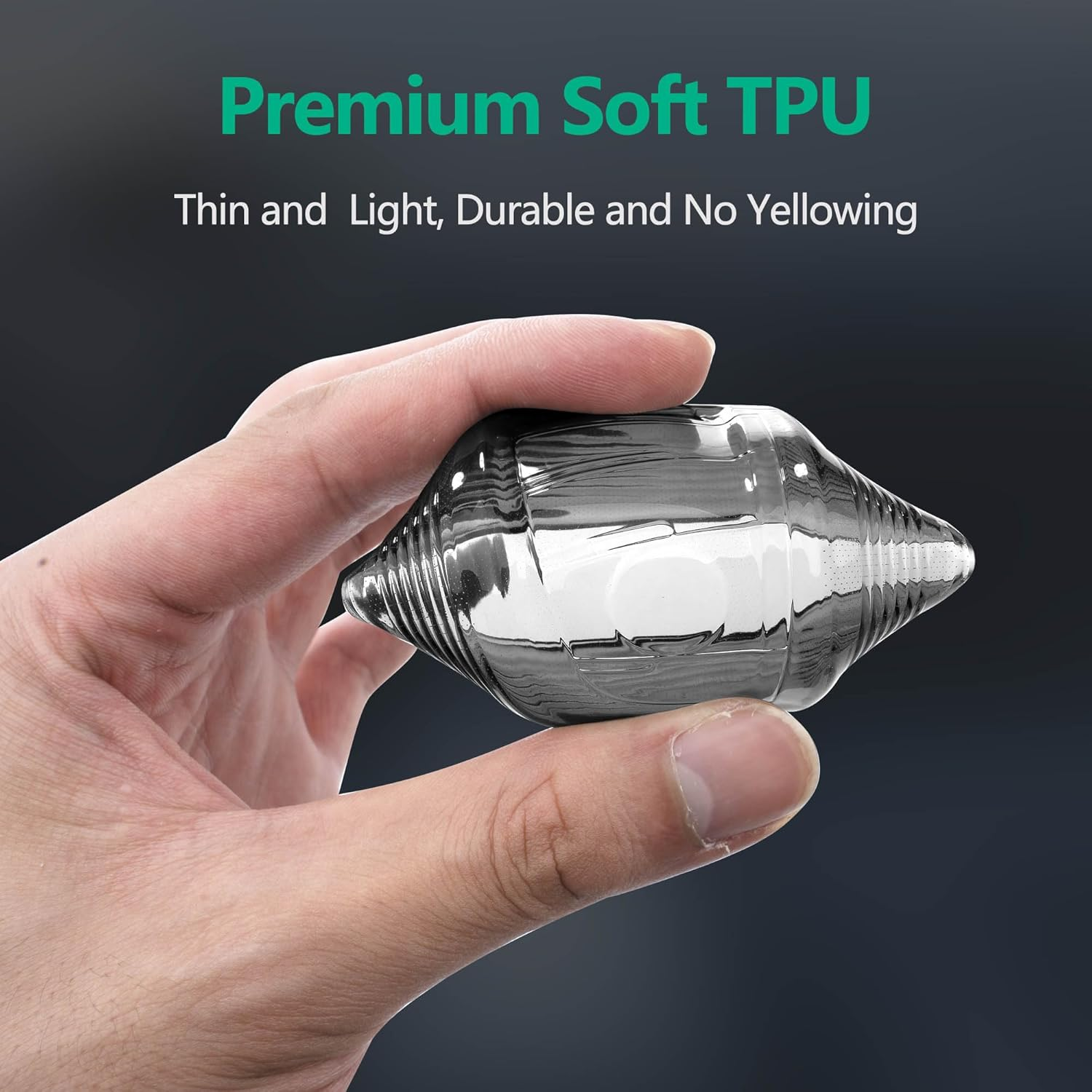 For Lexus Key Fob Cover TPU Car Key Fob Case Fit for Lexus GX ES NX LC RC LS UX 4 Buttons Car Remote Key Case Shell Protector(Black) image number 2