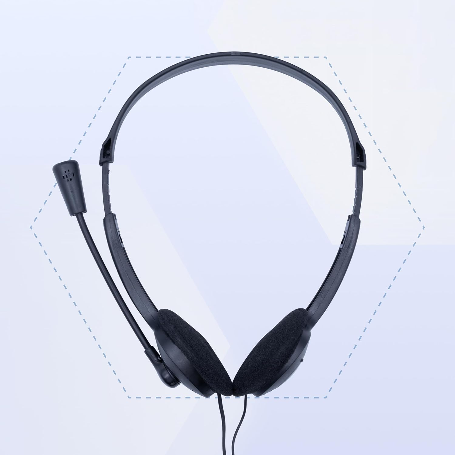 Iggual - Headphones with 90&ordm; Rotating Microphone and 1.8 M Cable with 2 X 3.5 Mm Jack Connections, Including Volume Control Wheel image number 5