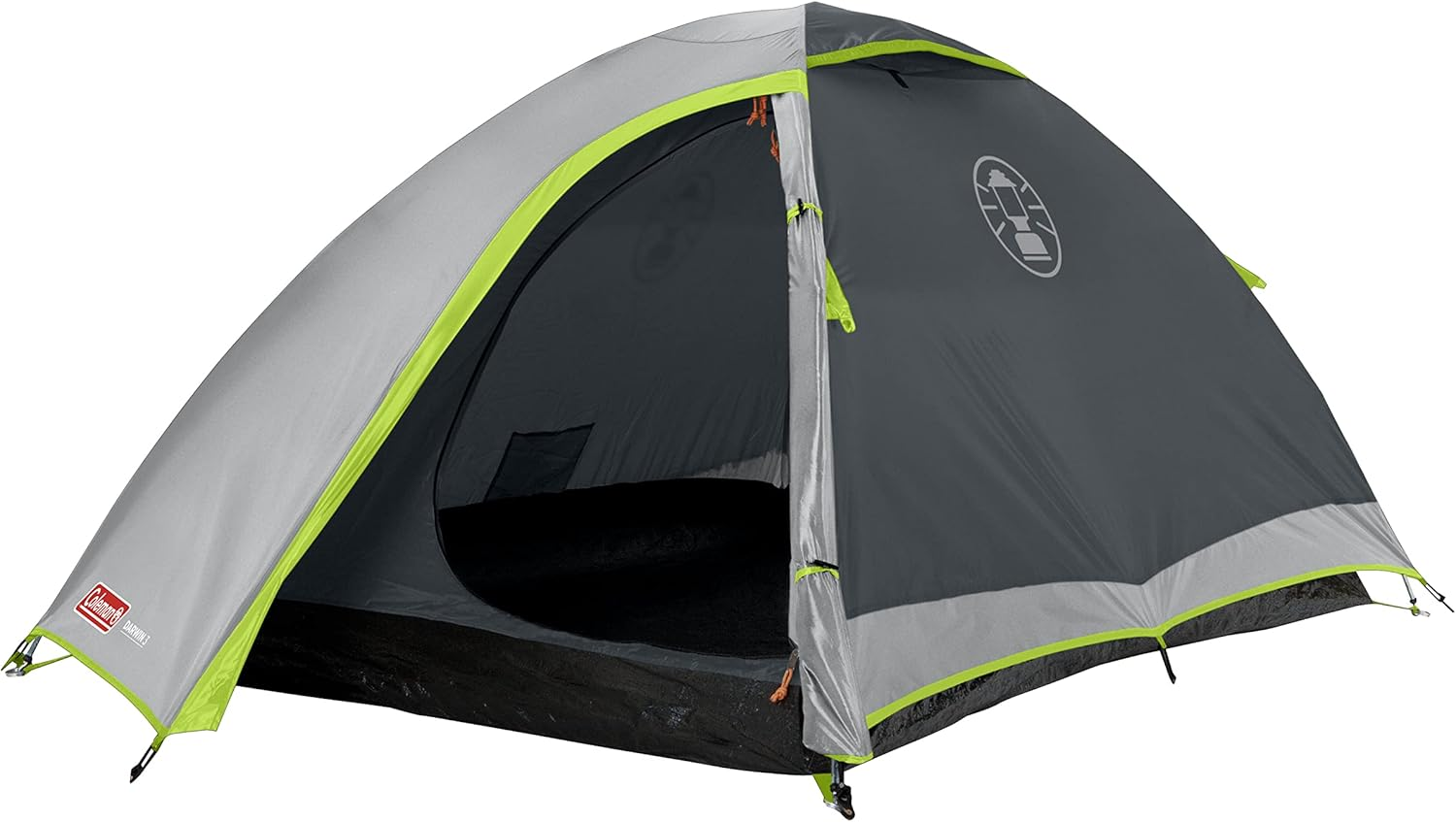 Coleman Darwin Tent, Compact 2-4 Man Dome Tent, Lightweight 2-4 Person Camping and Hiking Tent, 100% Waterproof, Sewn-In Groundsheet, Compact and Lightweight Igloo Trekking Tent, Quick Set Up