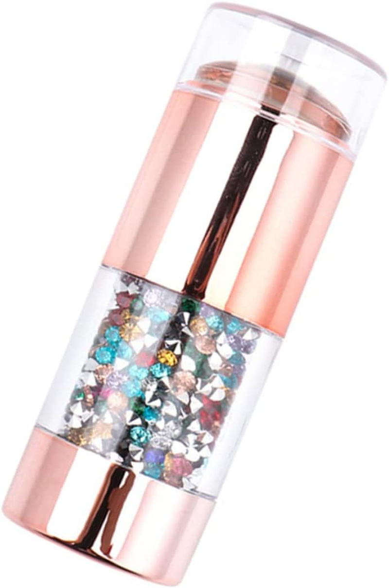 Professional Nail Stamper and Double-Ended Silicone Diamond Template Transfer Pen Set, Light Gold Color, Creative Manicure Tools for Nail Art and Rhinestone Stamping in Salon Or image number 4