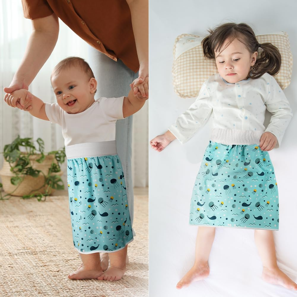 Girls' Boys' Potty Training Pants, 2 Packs of Child Learning Panties, Leak-Proof Baby Girls and Boys for Babies image number 6