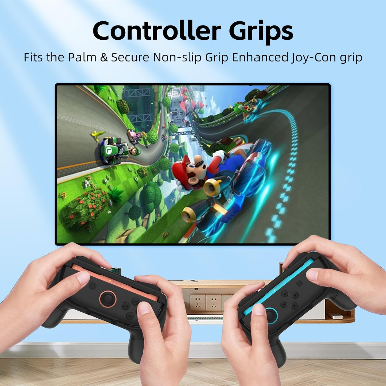 DOYO 10-In-1 Switch 2 Sports Accessories Bundle for Switch 2 Joy-Con with Tennis, Golf, Steering Wheel, Sword - Motion Control Game Kit for Switch Sports & Fitness Games image number 6