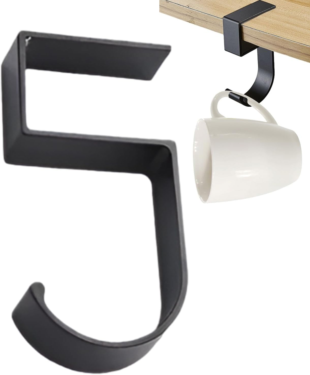 Headphone Desk Hanger | Practical Desk Bag Hanger,Multifunctional Movable Table Rack, Heavy Duty Organizer, Metal Storage Tool Space Saving for Clothes Coats