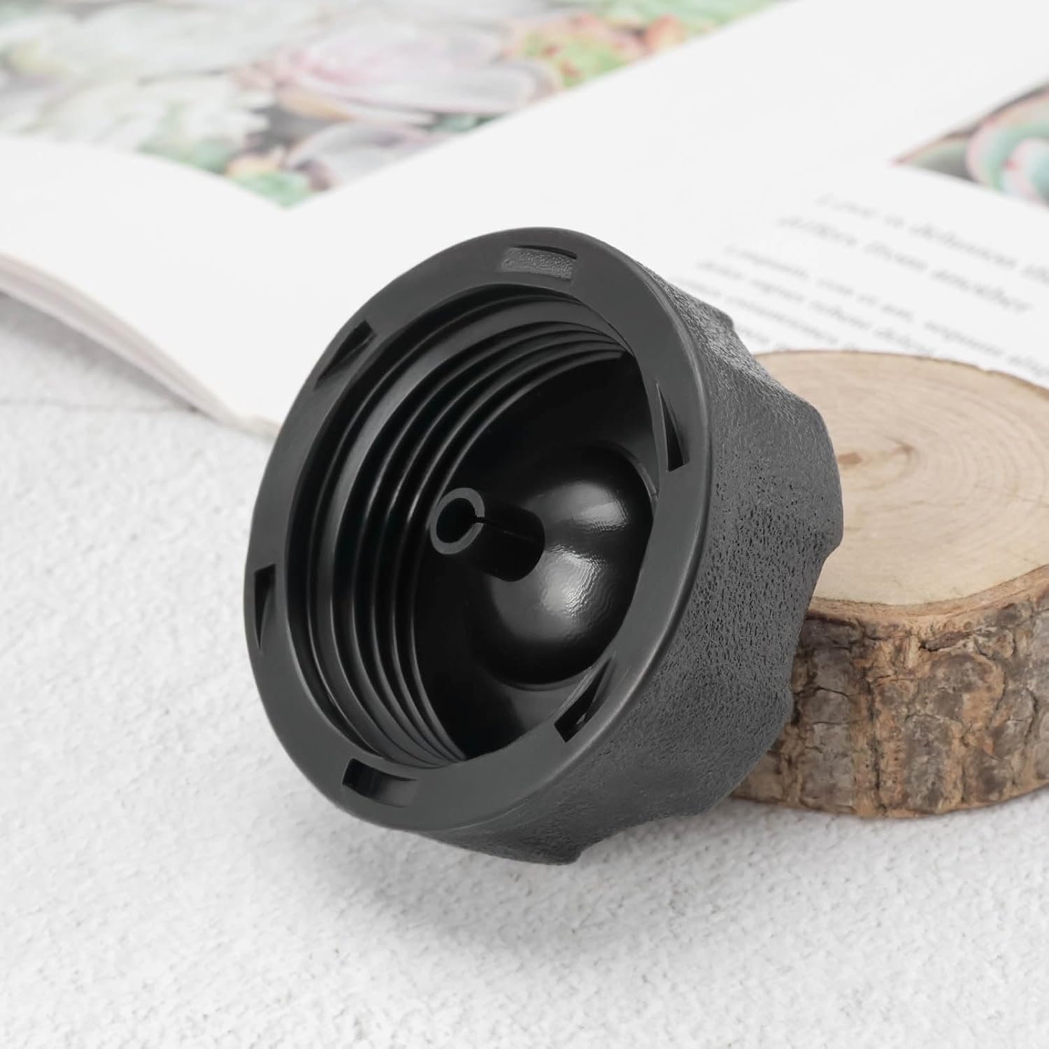 Emagtech 2Pcs Lawnmower Fuel Tank Cap 411919 Replacement Part Fuel Cap Compatible with AL-KO Motor PRO 140/QSS OHV/PRO 160/QSS OHV Lawn Mower image number 1