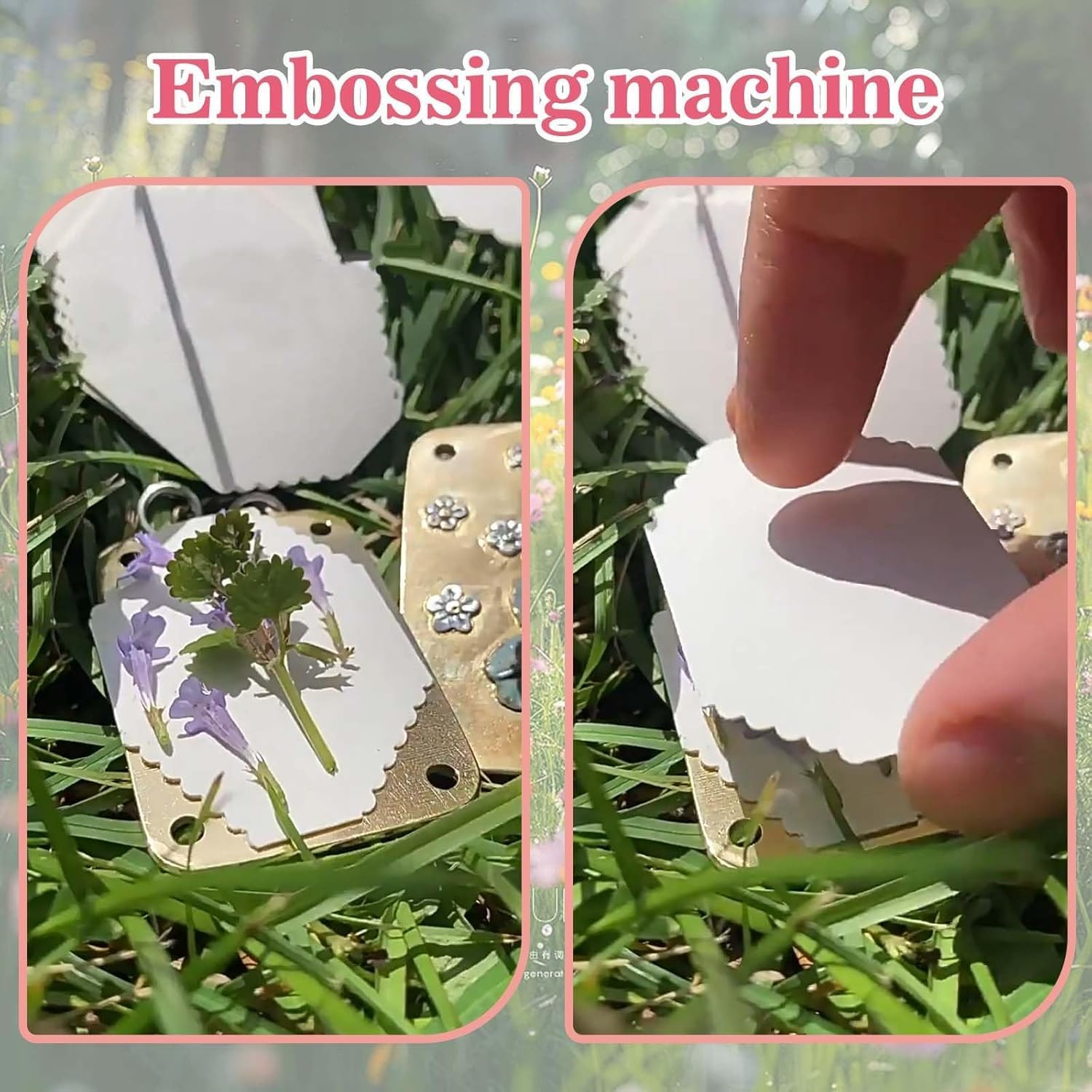 Micro Flower Press, Miniature Flowers Press Kit, Plants Art & Crafts Metal Flowers Pressing, Microwave Flower Press, DIY Pressed Plant Preservation Kit (Sunflower) image number 1