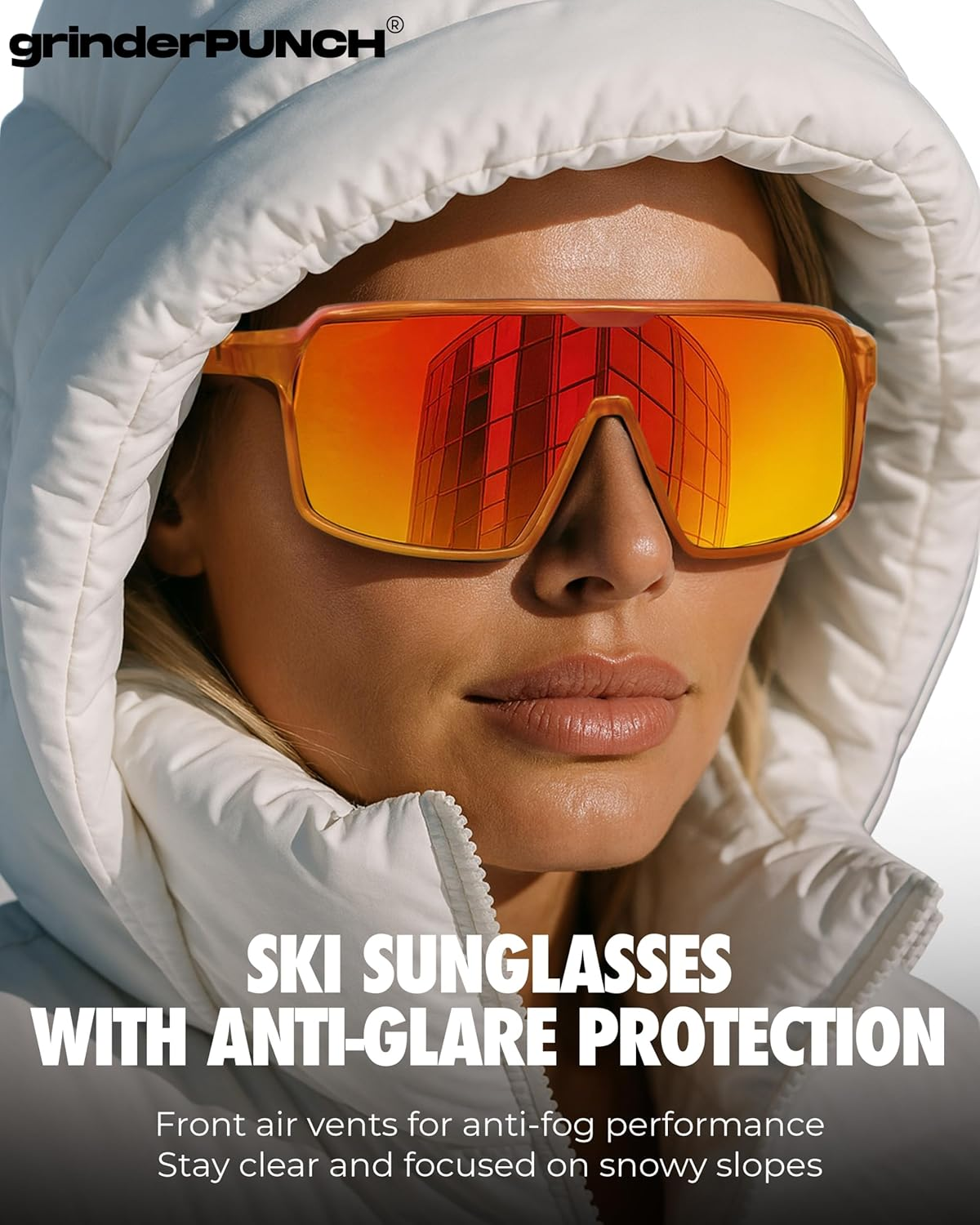 Grinderpunch Polarized Sports Sunglasses Men Women Cycling Running Baseball Golf Cricket UV Protection Sun Glasses - Polarized Black image number 5