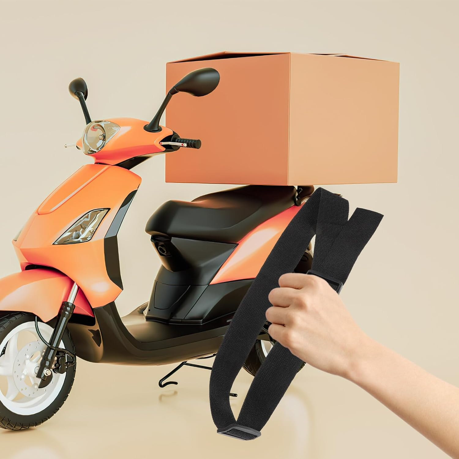 Sosoport Heavy Duty Nylon Strap Tie-Down Belt Bag Adjustable Straps and Clips for Luggage Buckles for Backpack Travel Belt Use image number 3