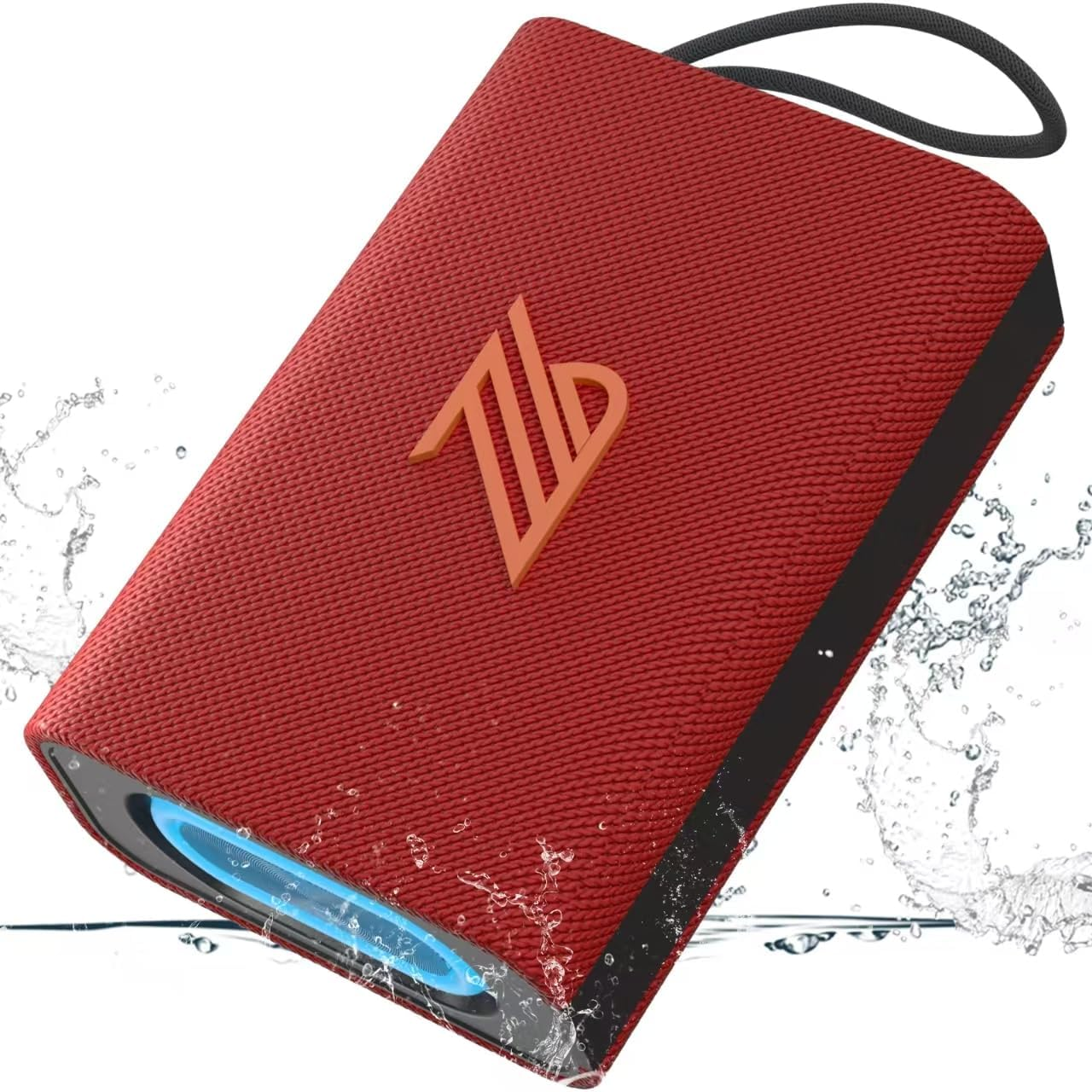 Bluetooth Speaker TWS Small Speakers Clear Loud Stereo Sound Portable Media Players Wireless Speaker with Lights IPX5 Waterproof Speakers Long Playtime for Home Party Outdoor Beach Electronic Gadgets