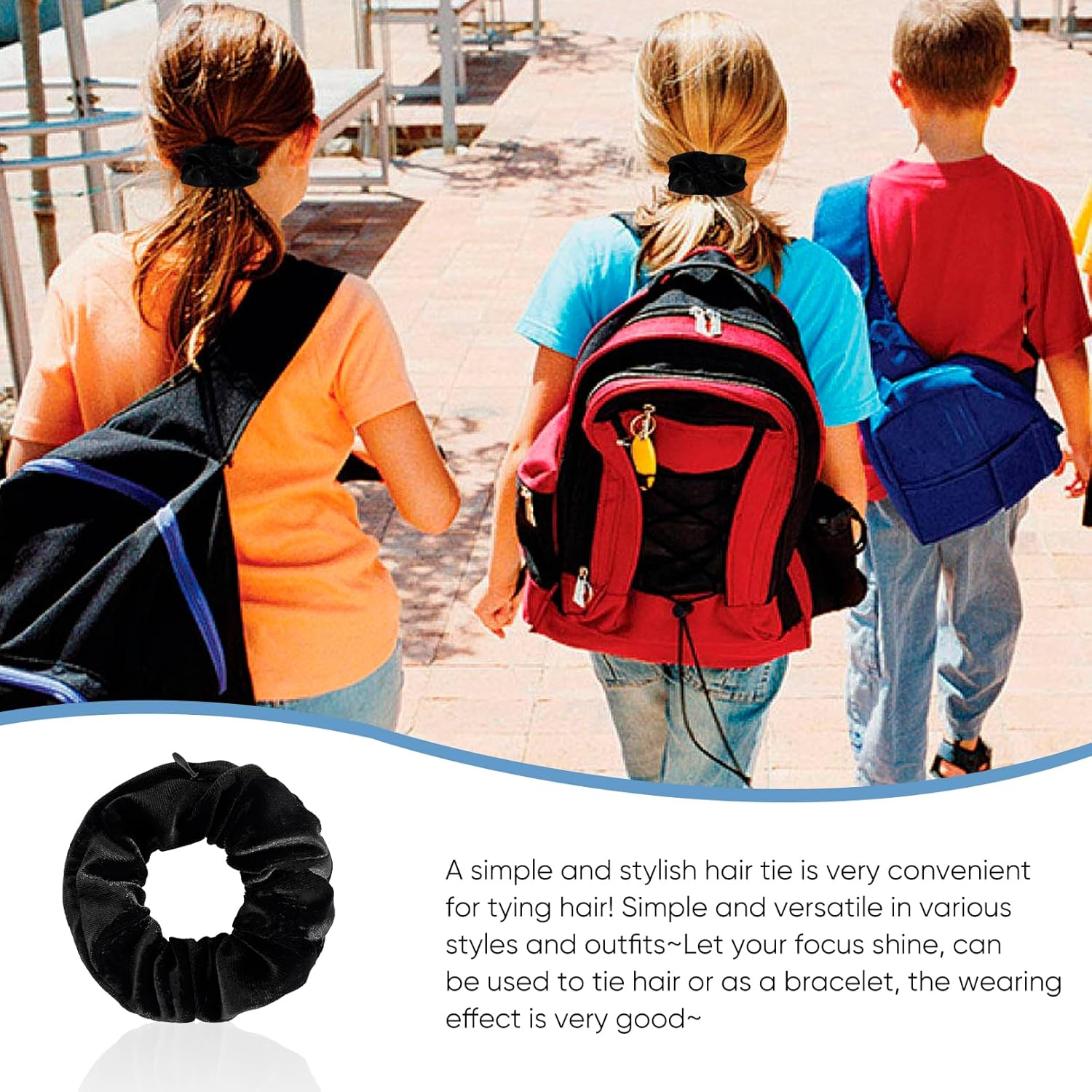 Pack of 3 Hair Bands with Zip, Travel Gadgets Hiding Money, Gadget Secret Compartment Holiday, Women Money Hiding, Safe Travel, Storage Travel, Beach Hide Valuables Home image number 4