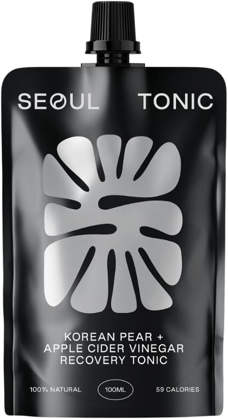 Seoul Tonic - Korean Pear & Apple Cider Vinegar Recovery Tonic ("Drink after Drinking"), Natural Digestion, Rehydration, Double Fermented ACV, All Natural, Patented Extraction Method - 12 Units image number 4