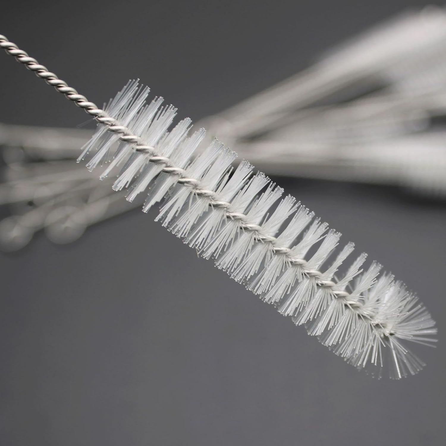 Bottle Brush Cleaning Set with Long Handle &ndash; Includes Narrow Neck Beer, Wine, Decanter, Pipe, Lids, Sink Cleaning Brushes &ndash; 7.9-16 Inch Multi-Purpose Brushes &ndash; White