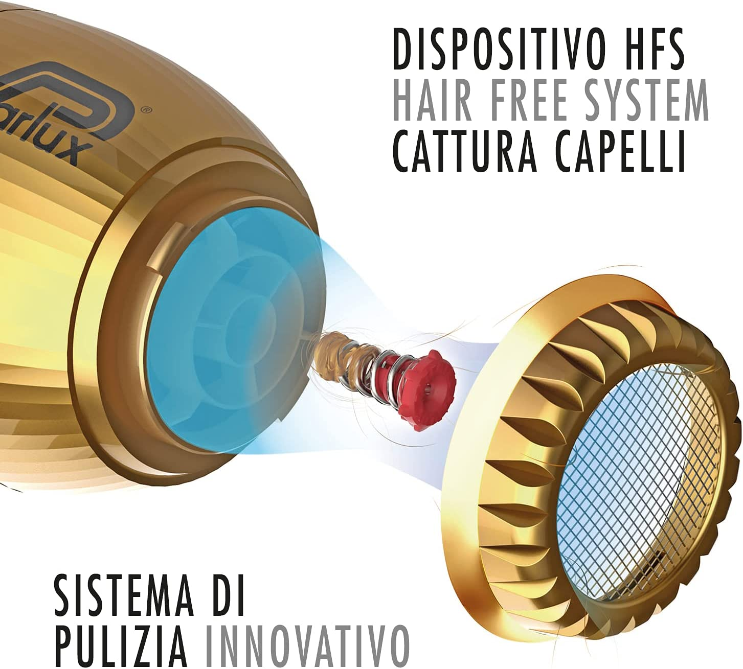 PARLUX Alyon Air Ionizer Tech Hair Dryer 2250W - Gold