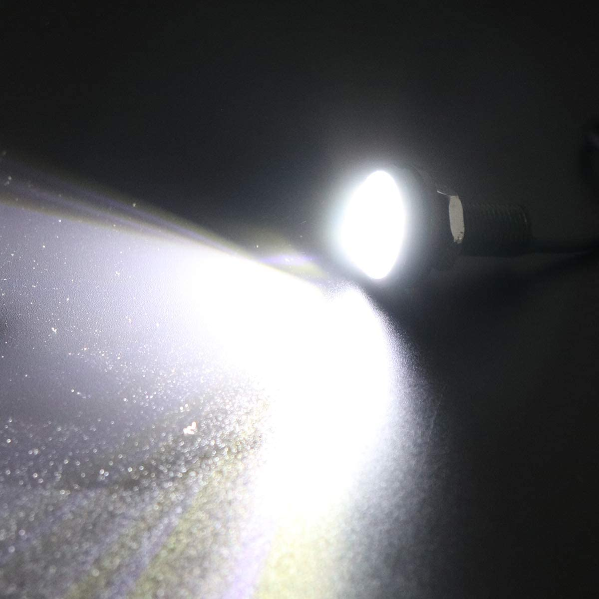 6Pack 12SMD 3W Eagle Eye DRL LED Lights, 23Mm 4014 High Power Led Rock Lights for JEEP ATV off Road Truck under Trail Rig Lights (White) image number 4