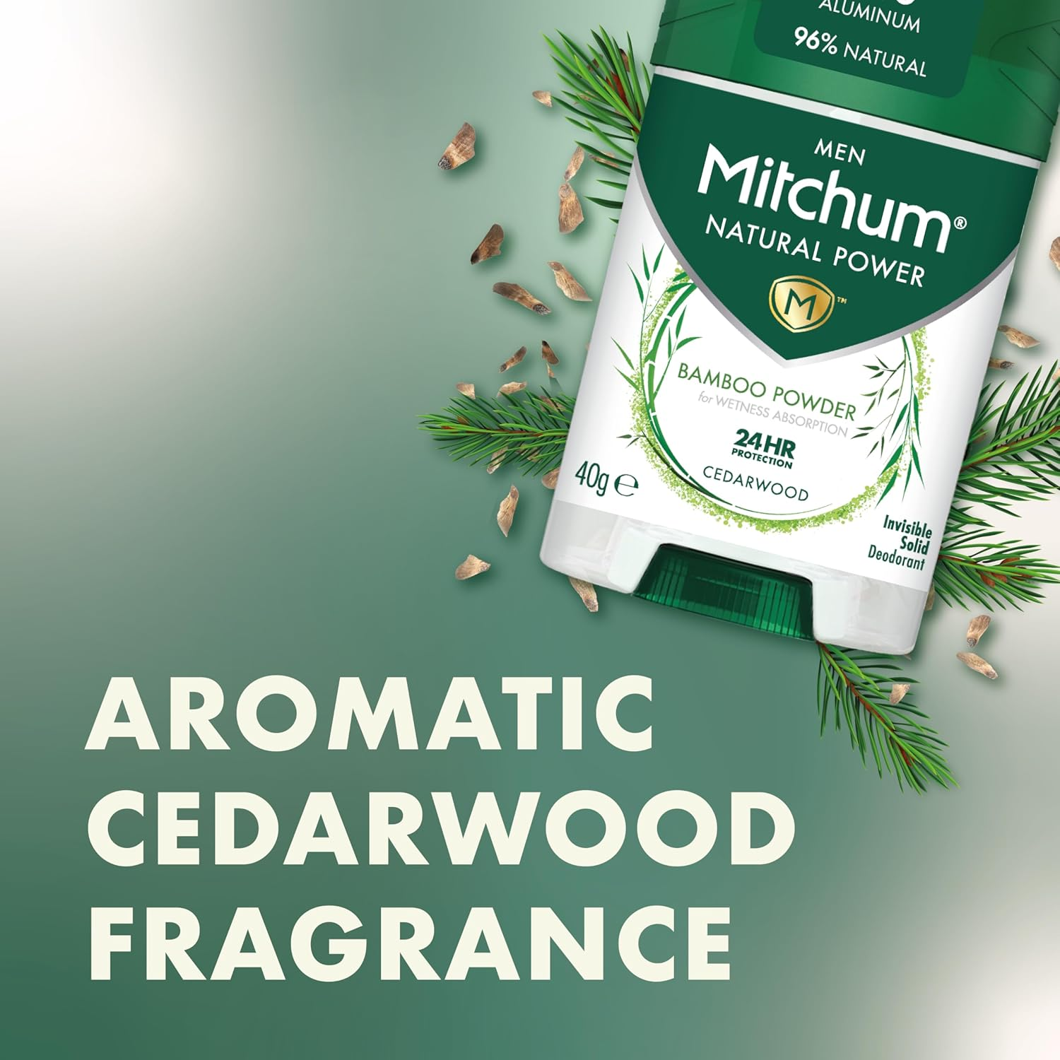 Mitchum Natural Power Cedarwod Antiperspirant Deodorant 40 G image number 4