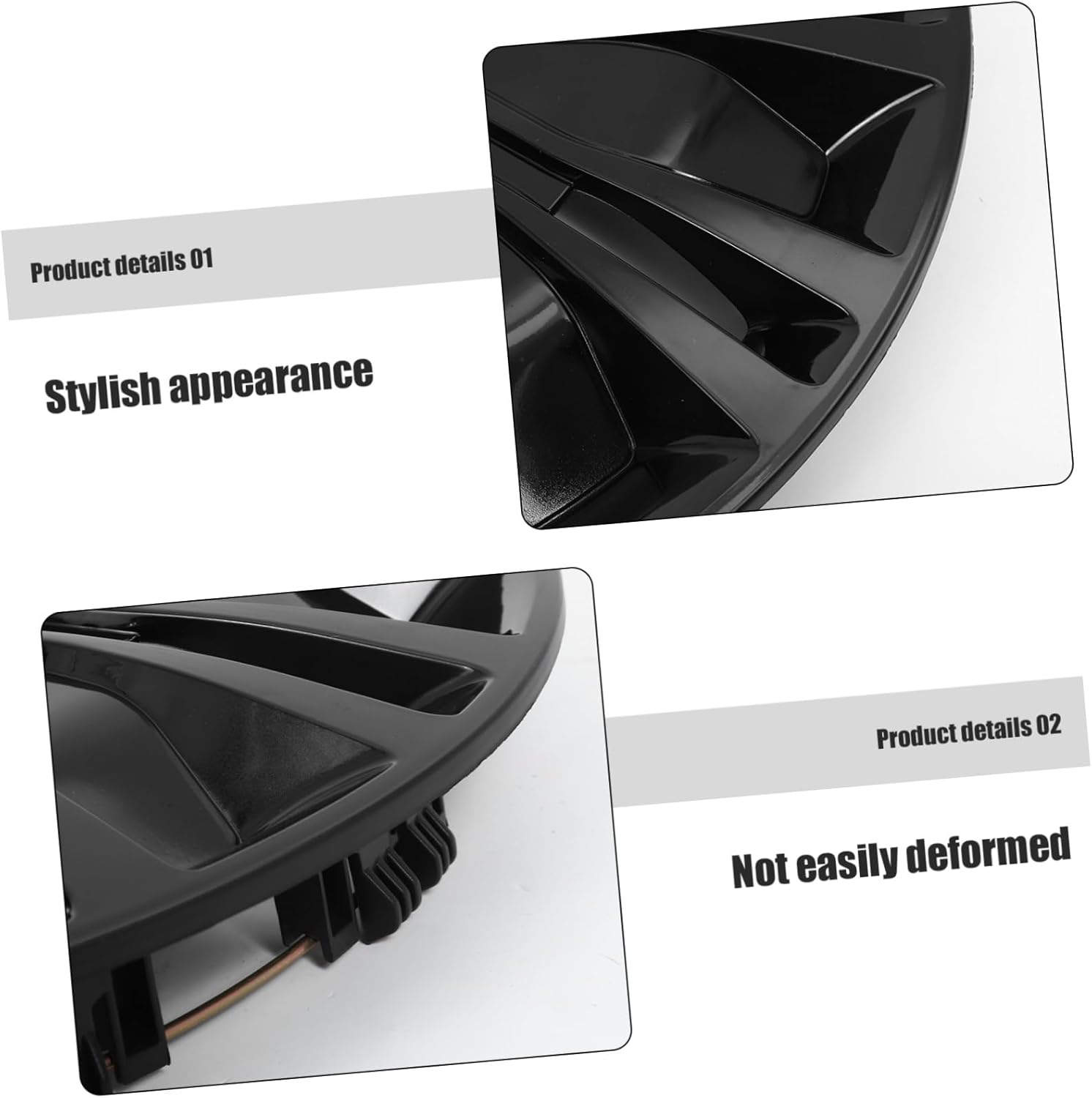 SOPOTUTU 14 Inch Hubcaps Universal Fit Car Wheel Hub Covers Plastic Rim Protection for Suvs and Trucks image number 3