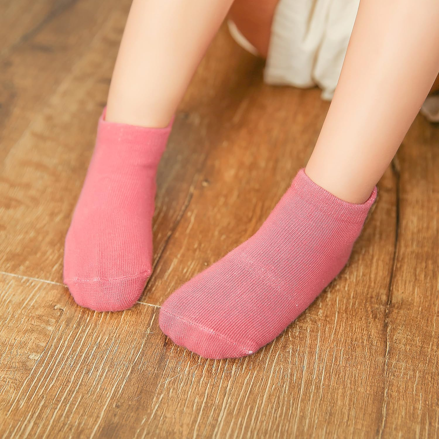 Dicry Non-Slip Toddler Socks Baby Boys Girls Grips Socks Anti-Skid Ankle Infant Kids 6&12 Pairs