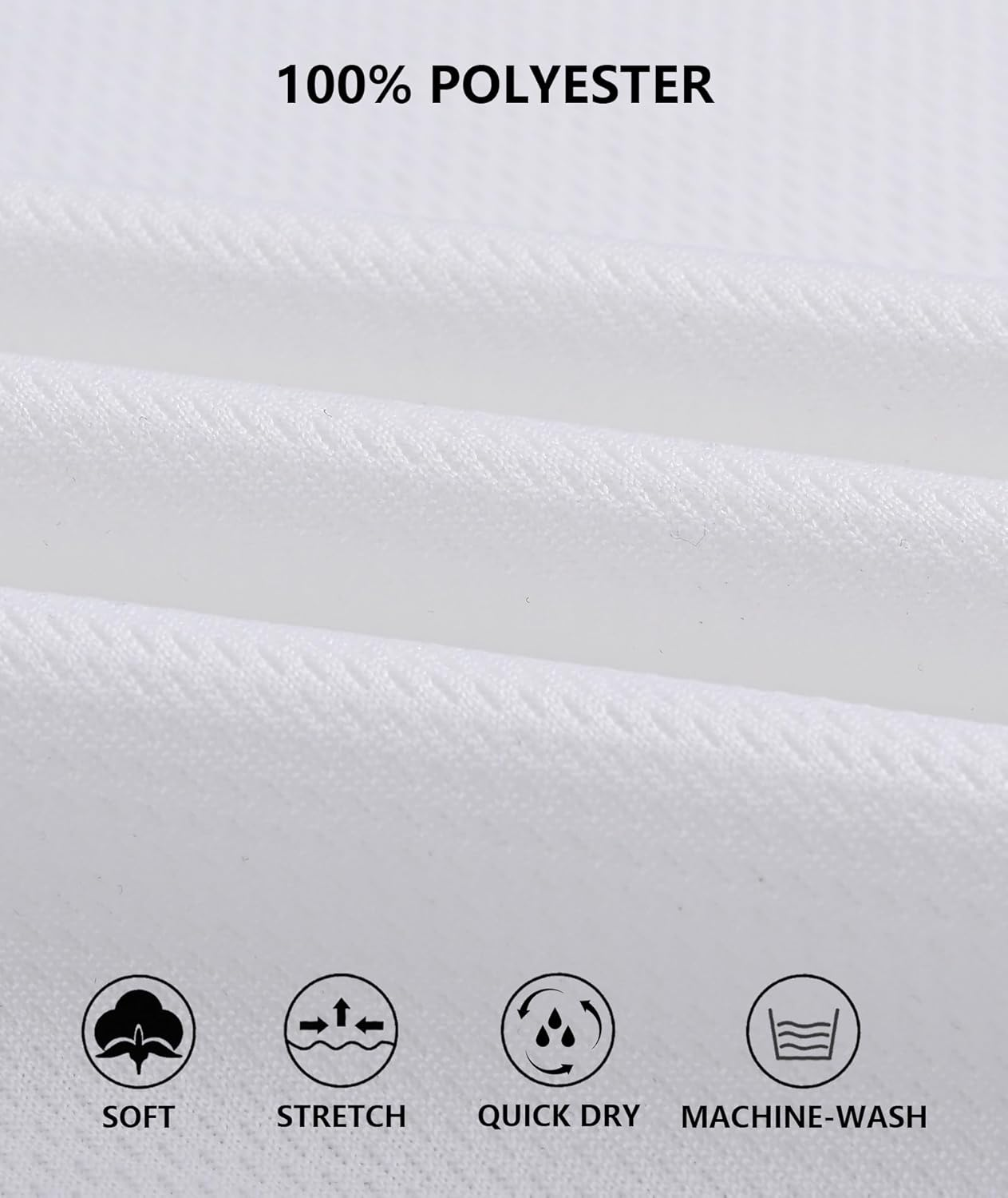 Mens Sport Tank Tops 3 Pack Dry Fit Polyester Gym Workout T Shirts Sleeveless Men Tennis Basketball Shirts image number 6