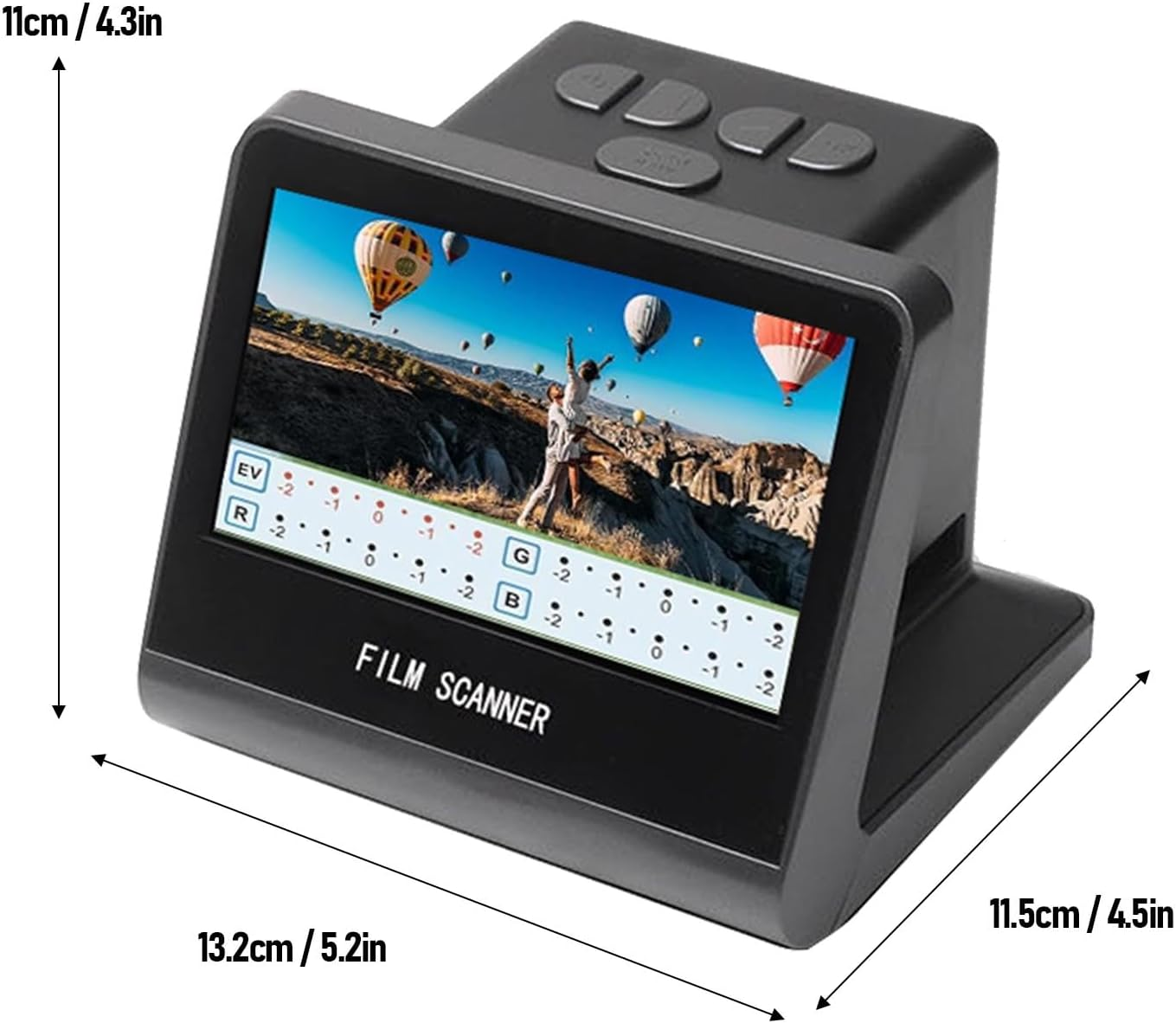 22MP Film & Slide Scanner, 35/126/110/135/126/110/50Mm, Convert Slides and Negatives to Digital Photos, 16GB Storage, Digital Photo Frame Fucntion image number 2