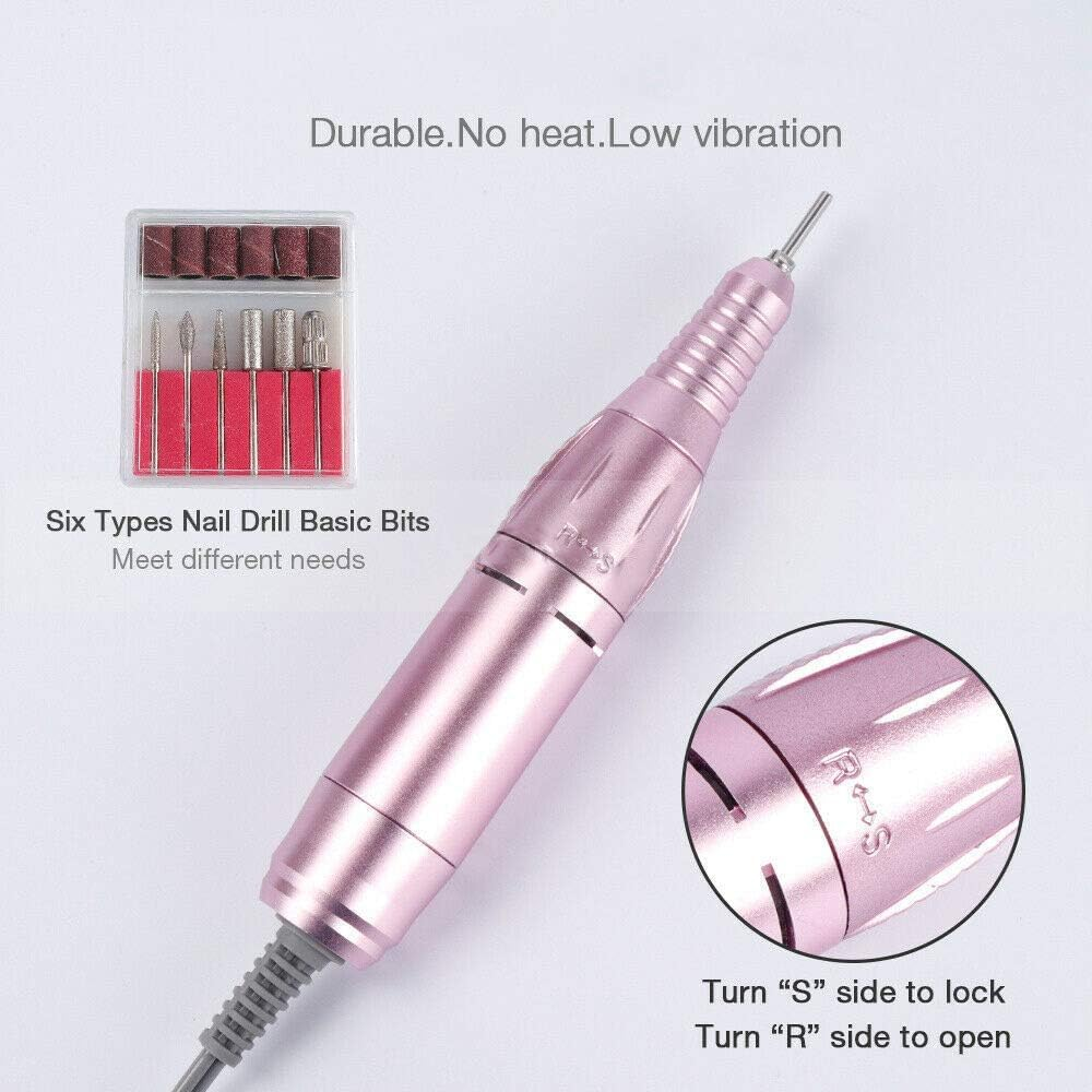 4 in 1 Nail Vacuum Dust Collector, with Nail Lamp Nail Salon Equipment with UV Nails Dryer LED Lamp Nail Drill Machine for Acrylic Nail Drill Dust Extractor image number 3