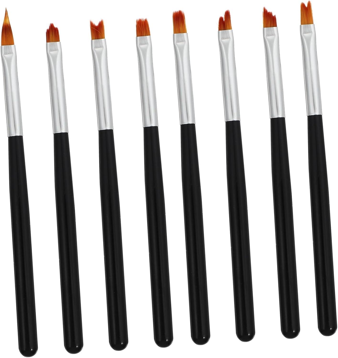 PLAFOPE 8Pcs Manicure Set Nail Art Brushes Nail Art Pen Painting Tool for Diy and Salon