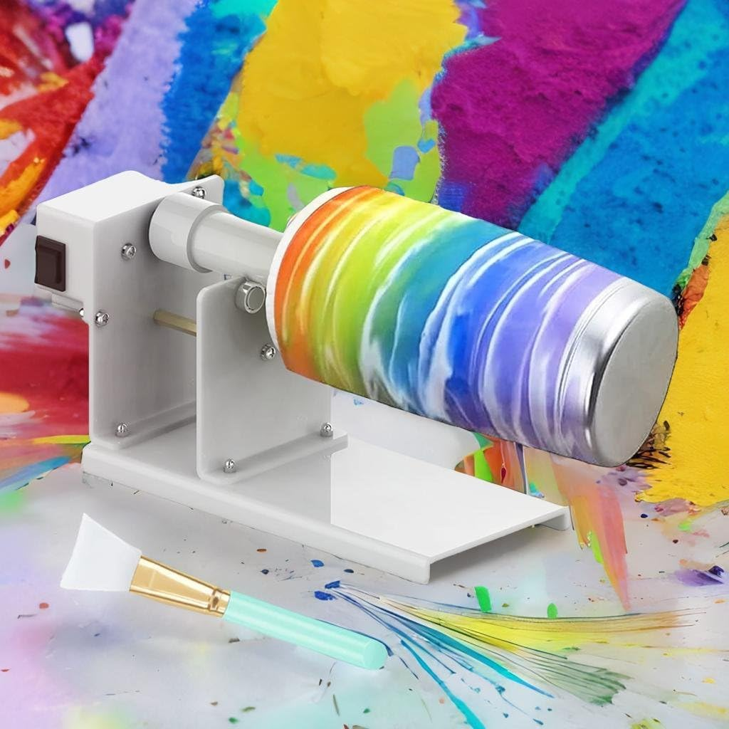 2 Ways Rotation Cup Turner Tumbler for Crafts,Tumbler Turner for DIY Glitter Epoxy, Professional Designed Tumbler Cup Spinner Machine Kit for Starter image number 5