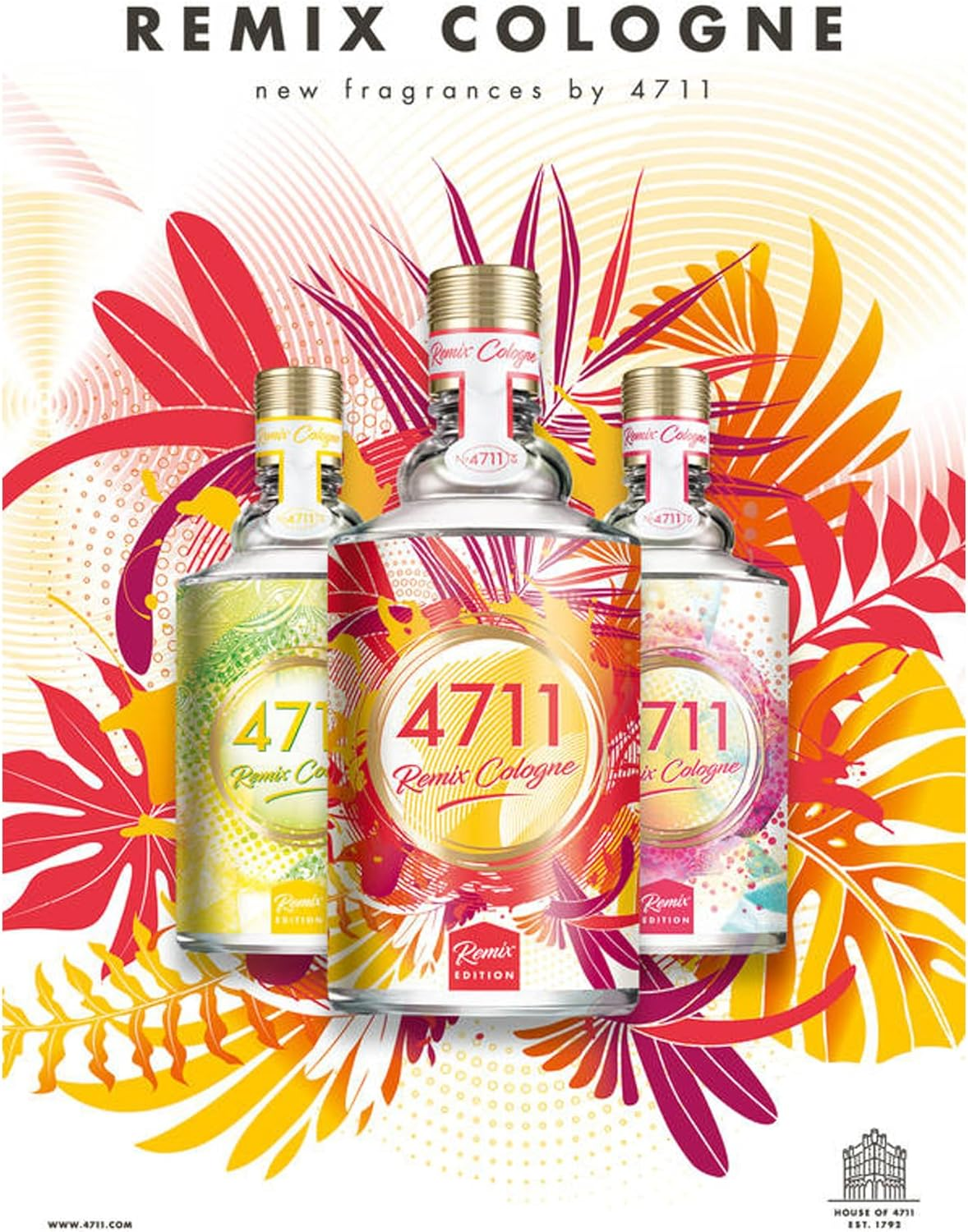 Muelhens 4711 Remix Grapefruit Eau De Cologne for Unisex 100 Ml image number 6