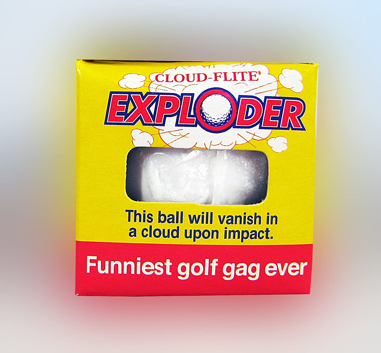 Trick Exploding & Unputtable Golf Ball 3 Pack image number 1