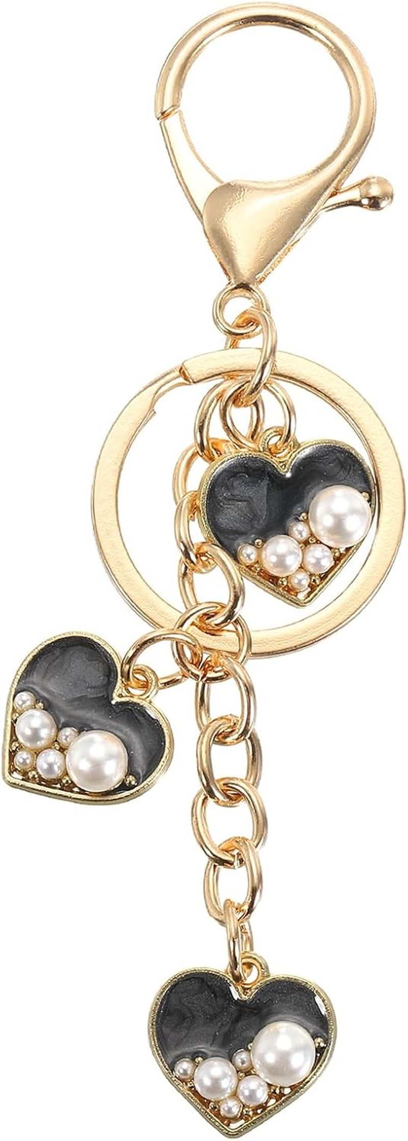 Sourcing Map Y2K Heart Keychain, Alloy Keyring Bag Charm, Cute Accessories for Women Purse, Handbag, Car Key