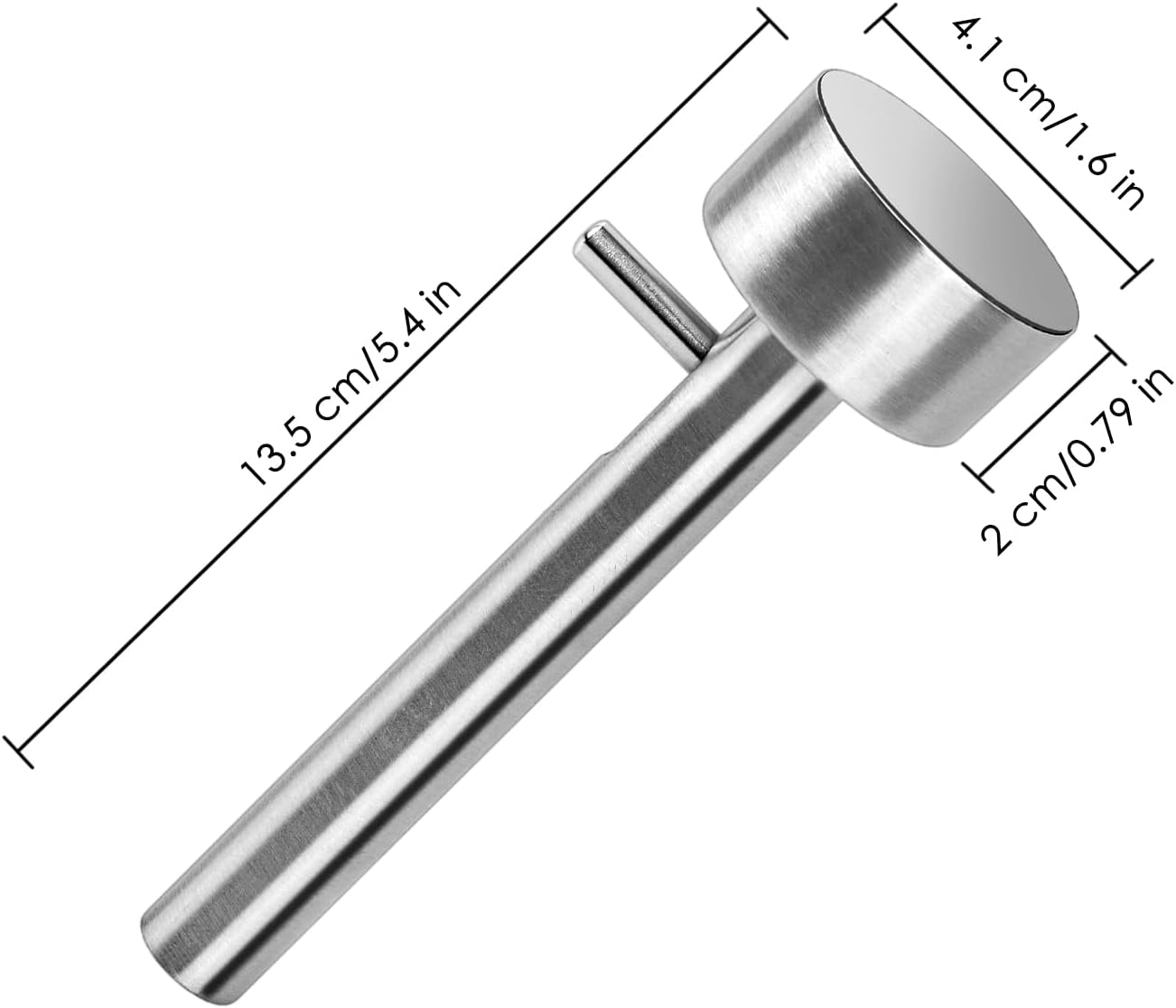 DS. DISTINCTIVE STYLE Falafel Scoop Mold Maker Tool 4 Cm Shaper Stainless Steel Easy to Use and Clean Non-Sticky Meatball Press Scoops image number 4