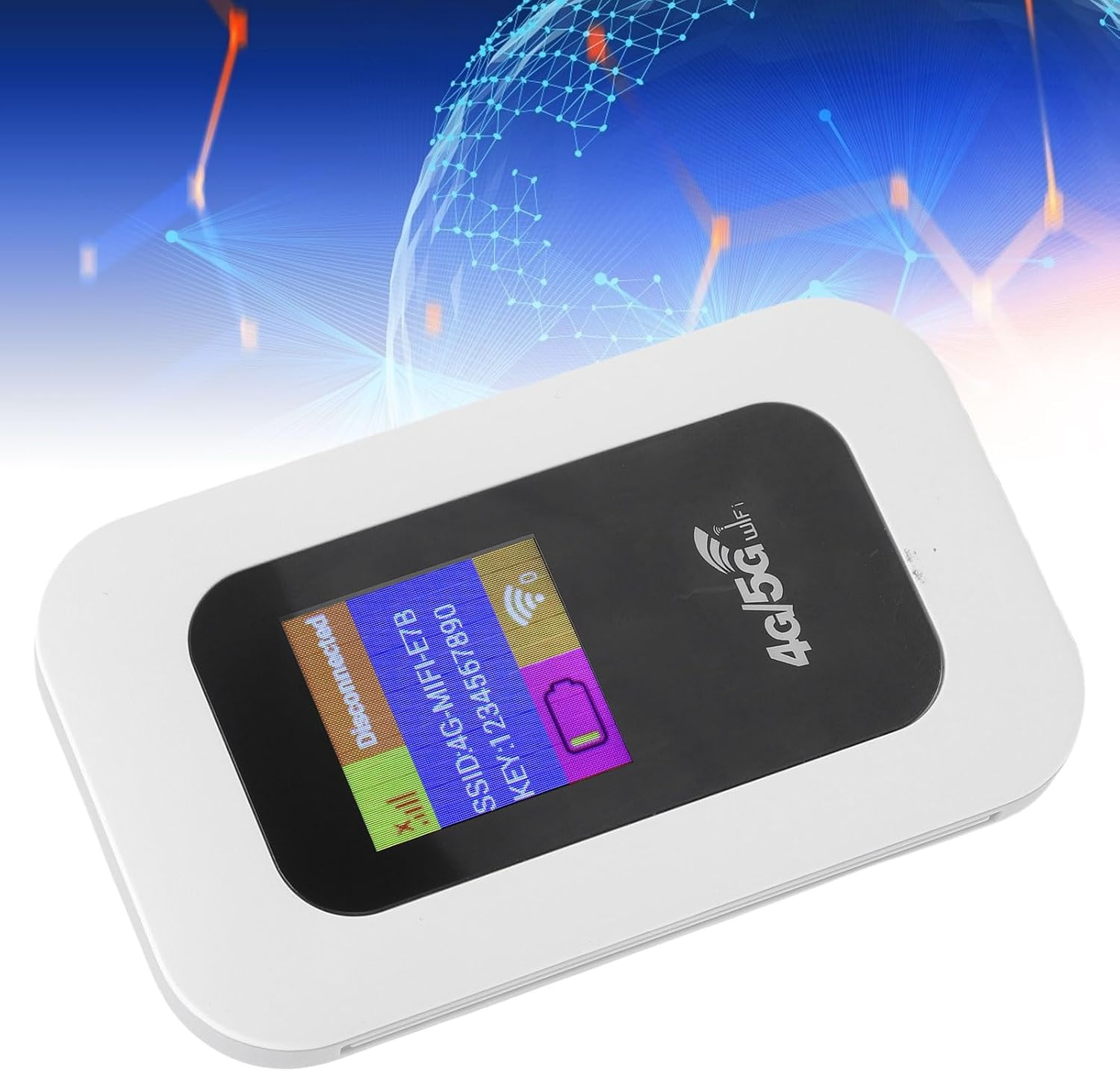 Unlocked Portable Hotspot Device 300Mbps High Speed 4G LTE & 5G-Ready Wifi Mobile Hotspot Connects 10 Devices for Travel Camping image number 5