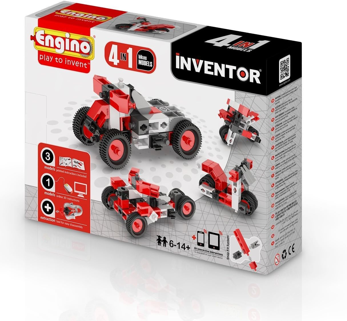 Engino-Inventor 0432 Construction Kit 4 in 1 Motorr&atilde; &curren; The image number 2