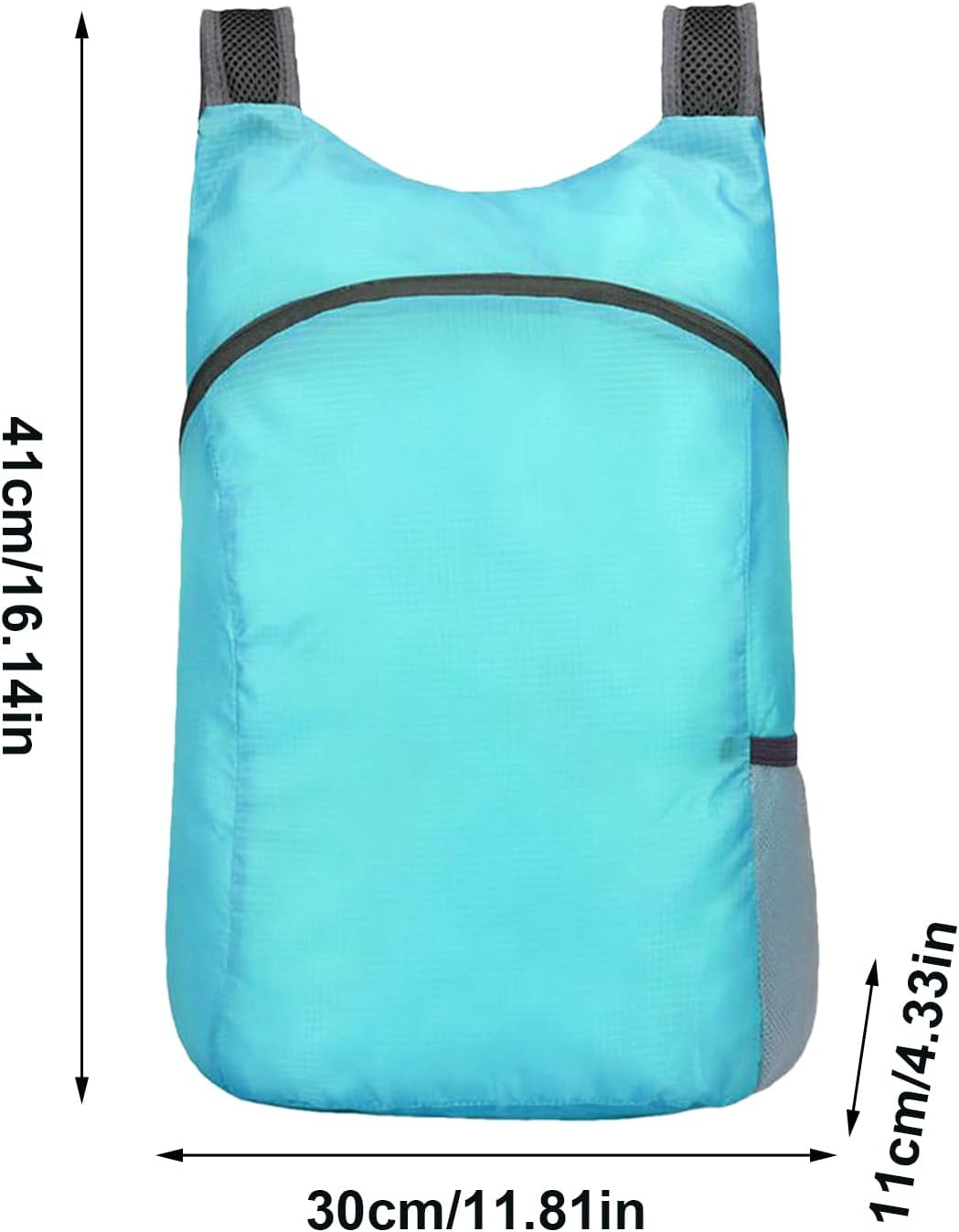 Ultra-Lightweight Foldable Backpack, Portable Foldable Outdoor Bag, Weighing 80G, for Hiking, Camping, Travel, Shopping, Cycling, Fitness, Fishing