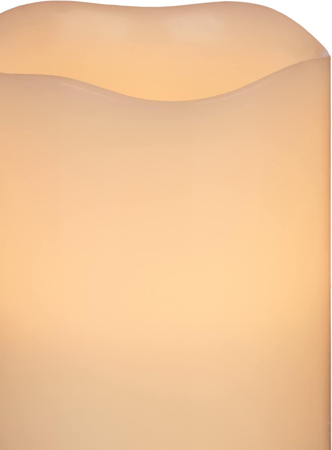 Relaxdays LED Candles Real Wax Set of 3 Electric Candles Flickering Bright Battery Operated Diameter 7 Cm 3 Sizes Cream image number 5