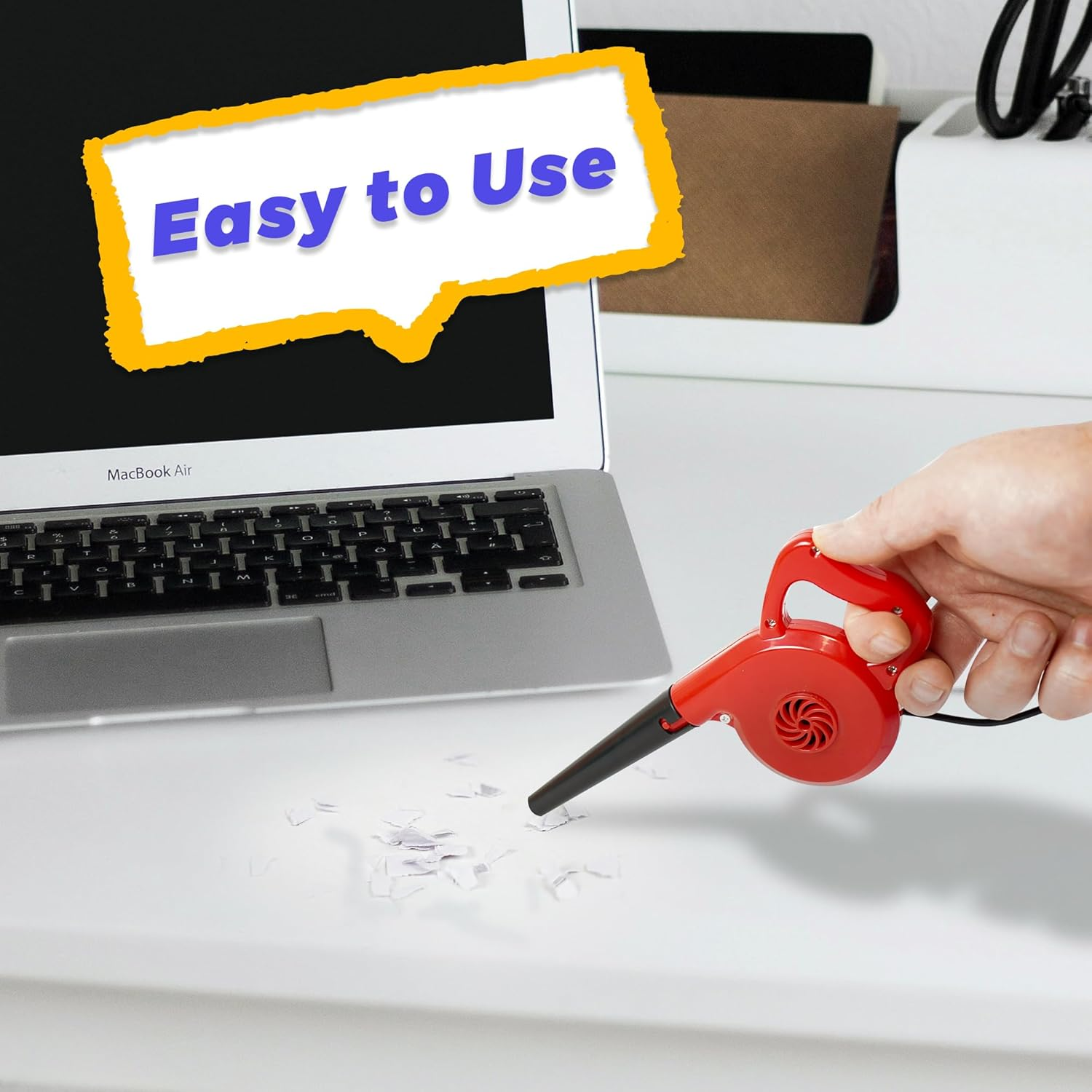 YOBRO Mighty Mini Blower,Fluid Art Tiny Simulated Blower,Real Working Blower,Usb Powered,Wonderfully for Acrylic Paint Blowing & Alcohol Ink Art