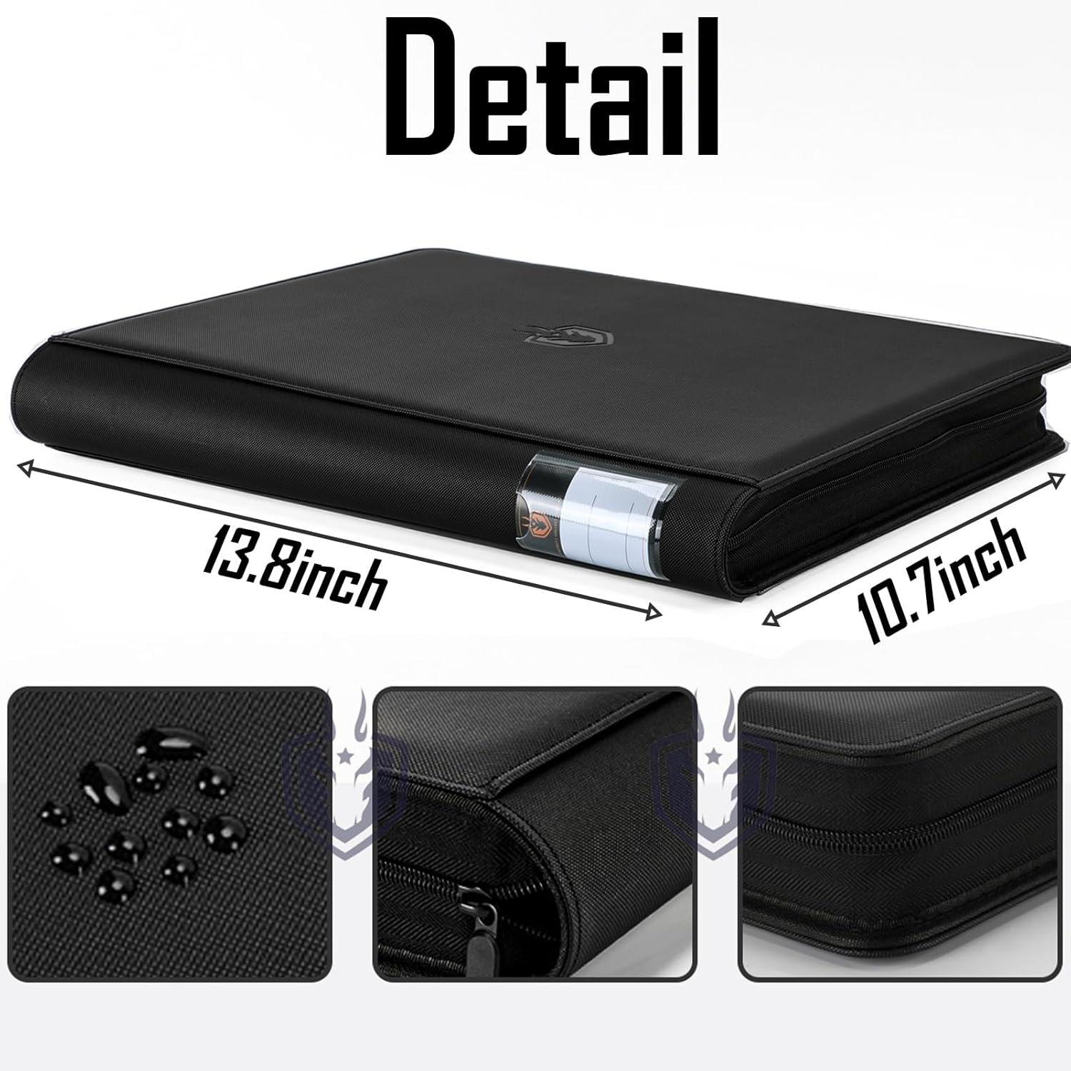 Trading Card Binder, Card Album Hold up to 540 Cards, Zipper Binder for Cards Collection, TCG Card Holder for Game Card, Sports Card, YGO, MTG Etc