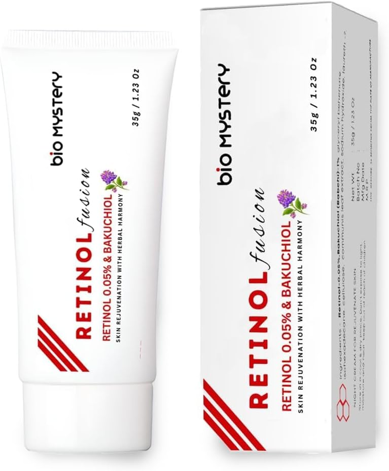 Bio Mystery Retinol 0.1 Intense Cream with Collagen & Peptide (35 Gram / 1.23 Oz)