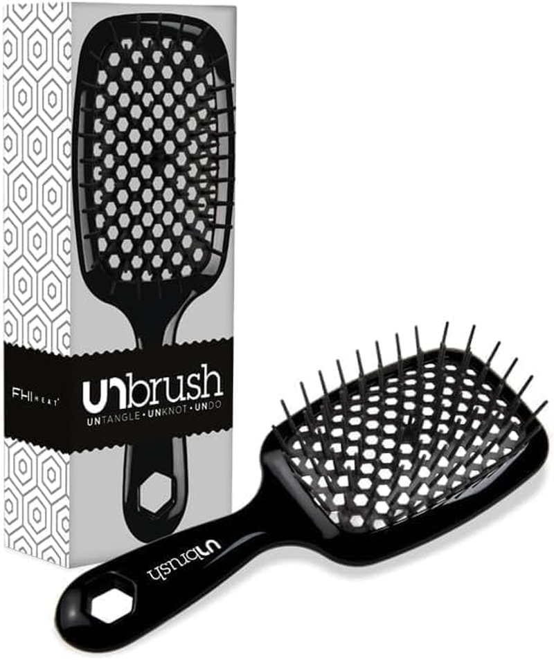 TOWEBOORY Wet and Dry Vented Detangling Hair Brush, Anti-Static Hair Comb Detangler Hairbrush with Soft Bristles for Effortless Tangle Free for Natural, Curly, Straight, Dry, Damaged Hair - Women & Men image number 1